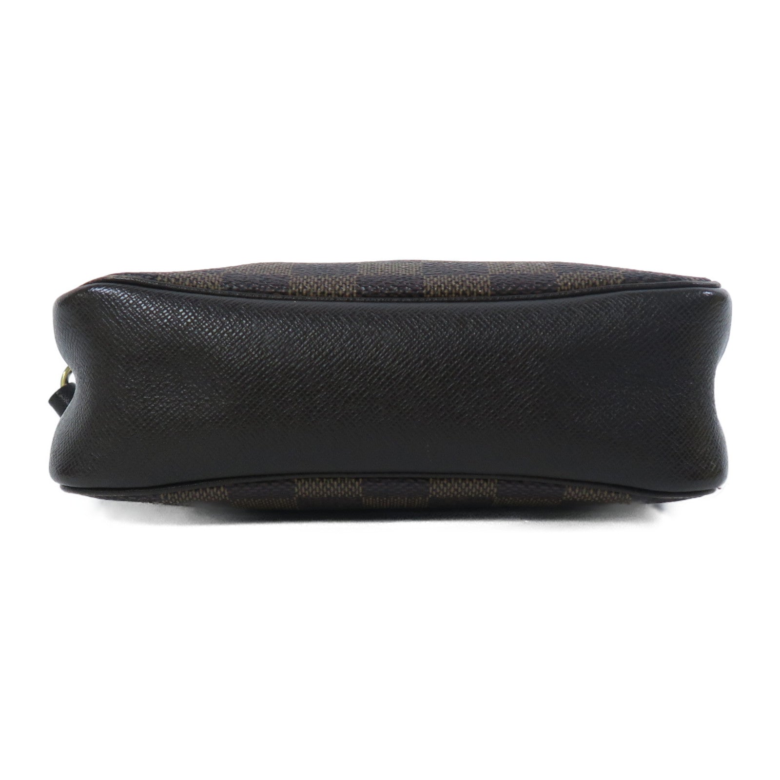 LOUIS VUITTON Damier Ebene Trousse Makeup金扣手挽袋啡色