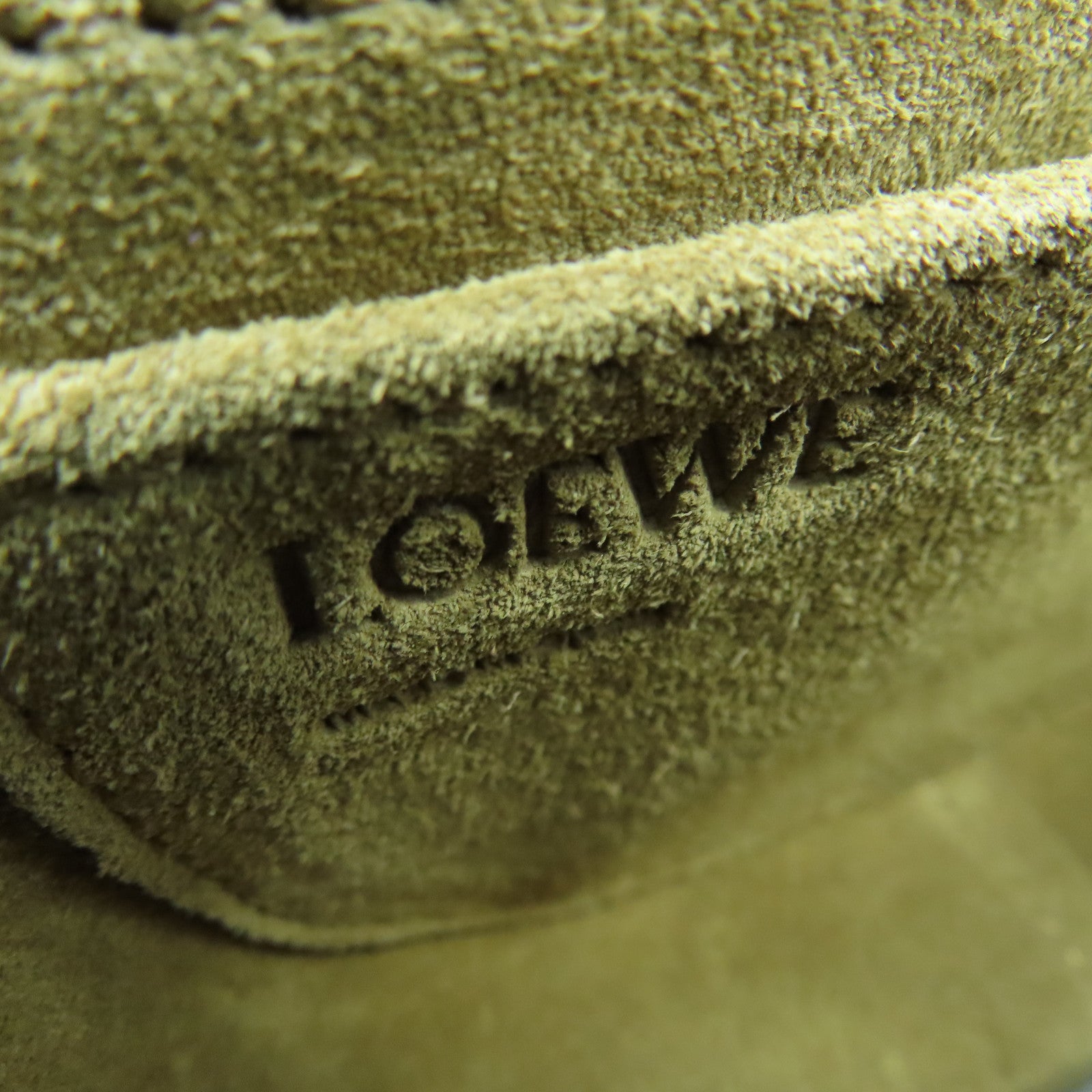 LOEWE 牛皮皮革Mini Gate Dual Bag銀扣肩背袋灰色