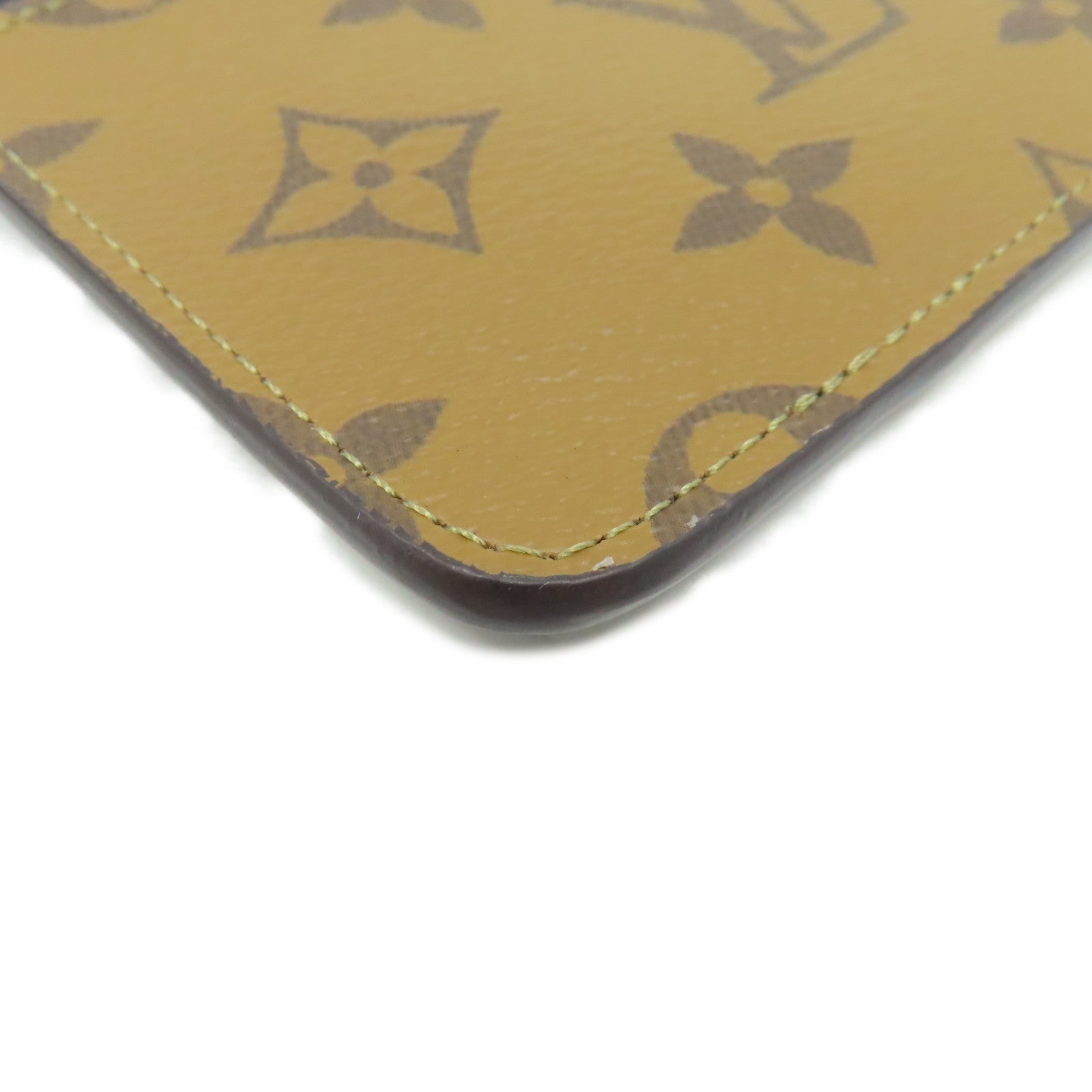 LOUIS VUITTON Monogram Romy Card Case金扣卡套啡色/黑色