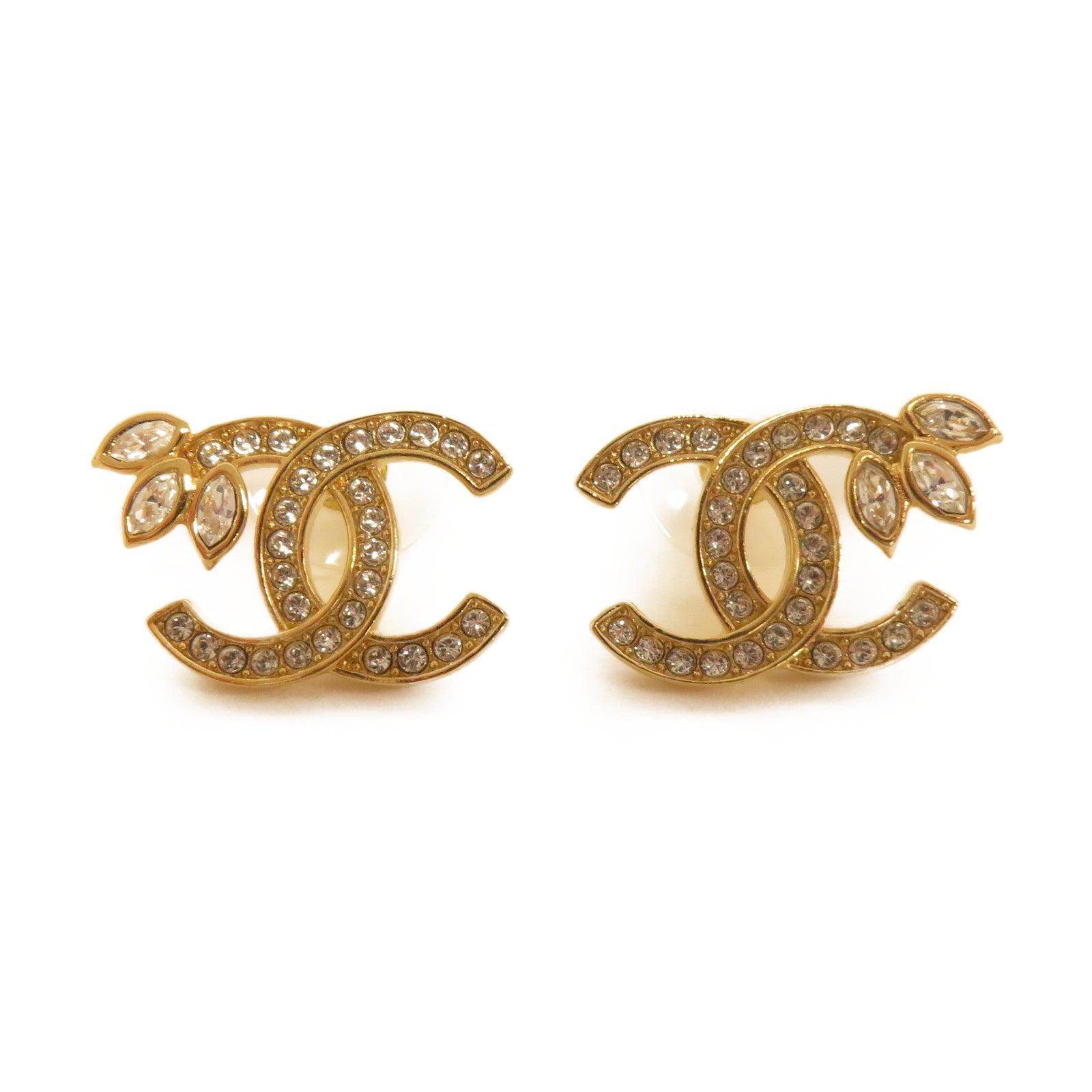 CHANEL 金屬Earrings耳環金色