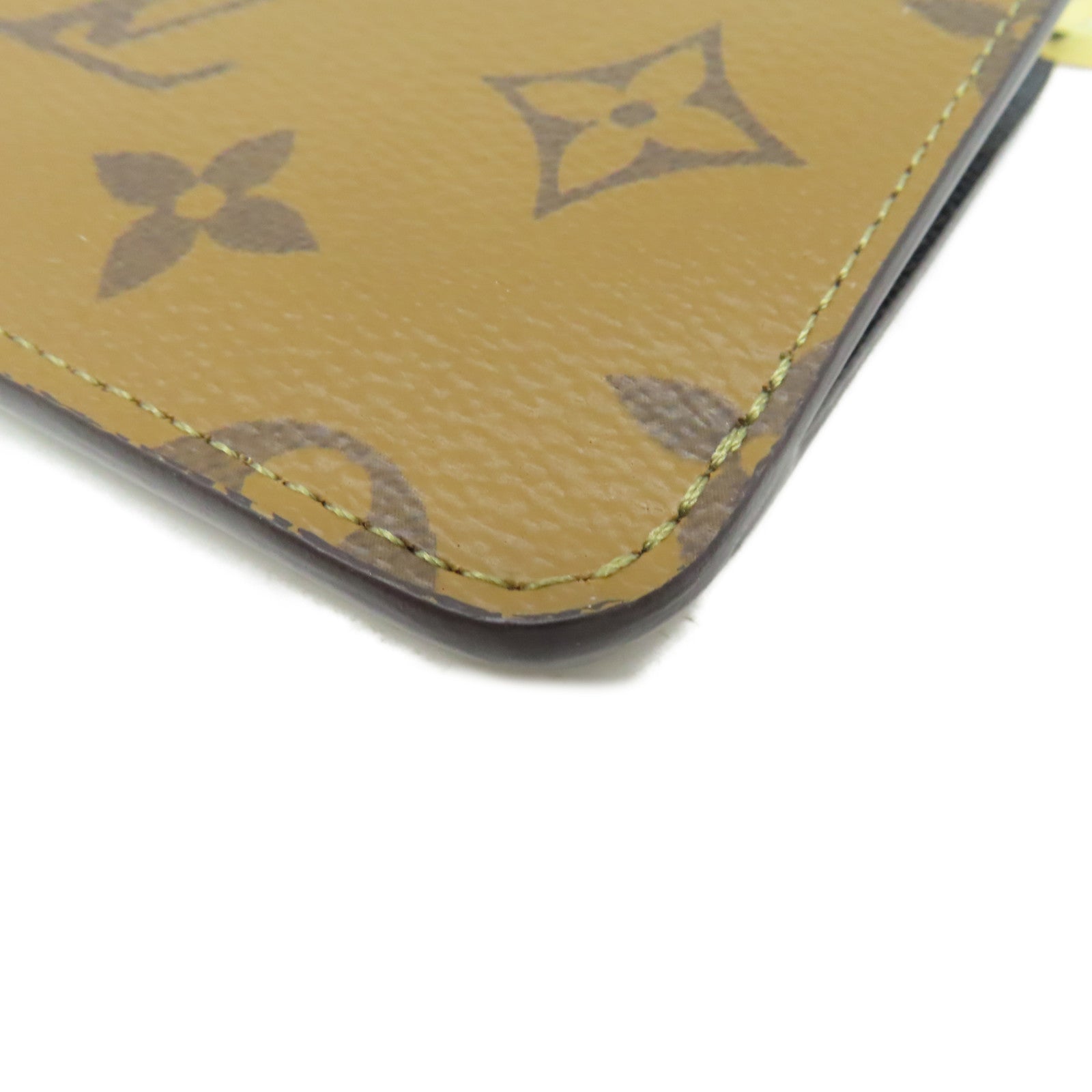 LOUIS VUITTON Monogram Romy Card Case金扣卡套啡色/黑色