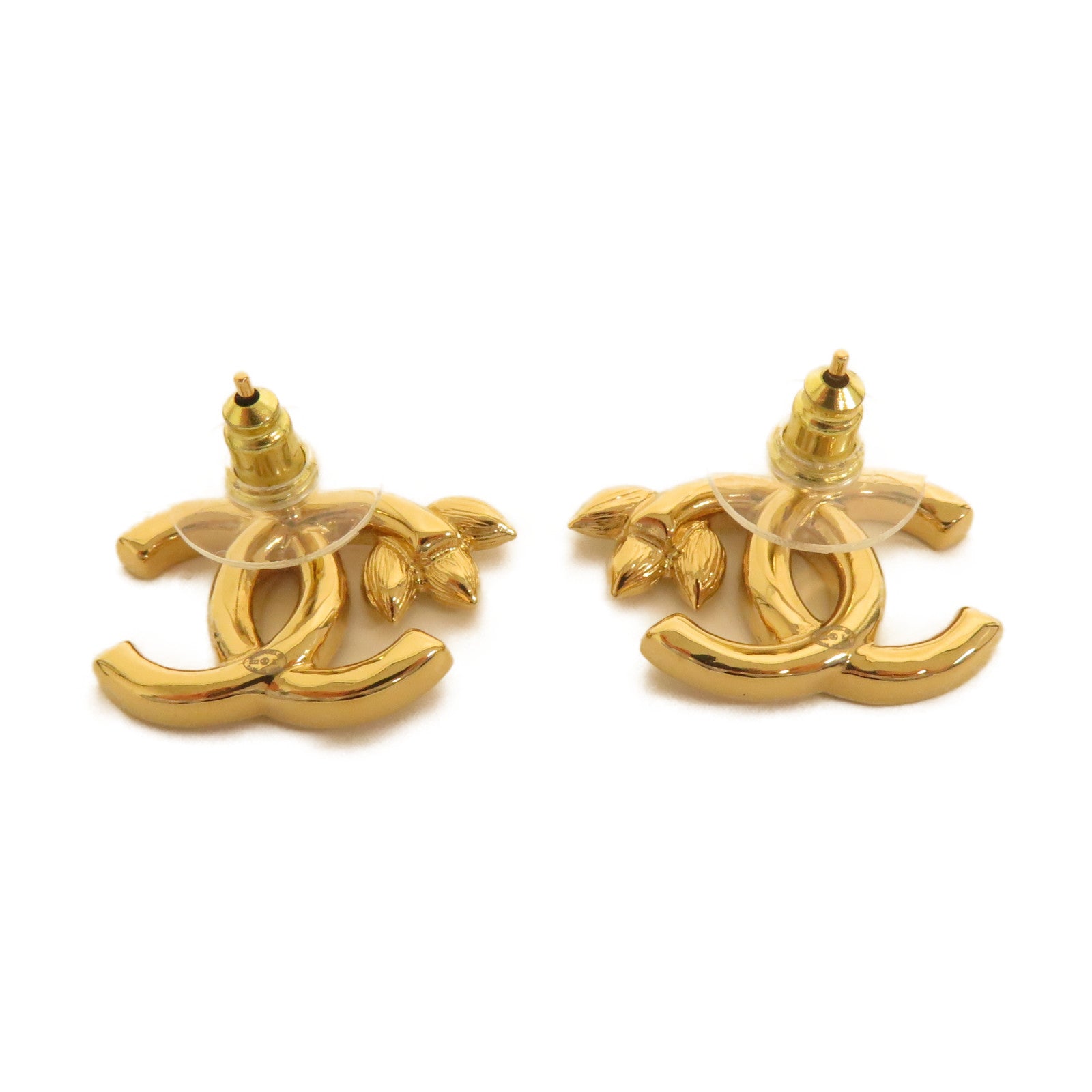 CHANEL 金屬Earrings耳環金色