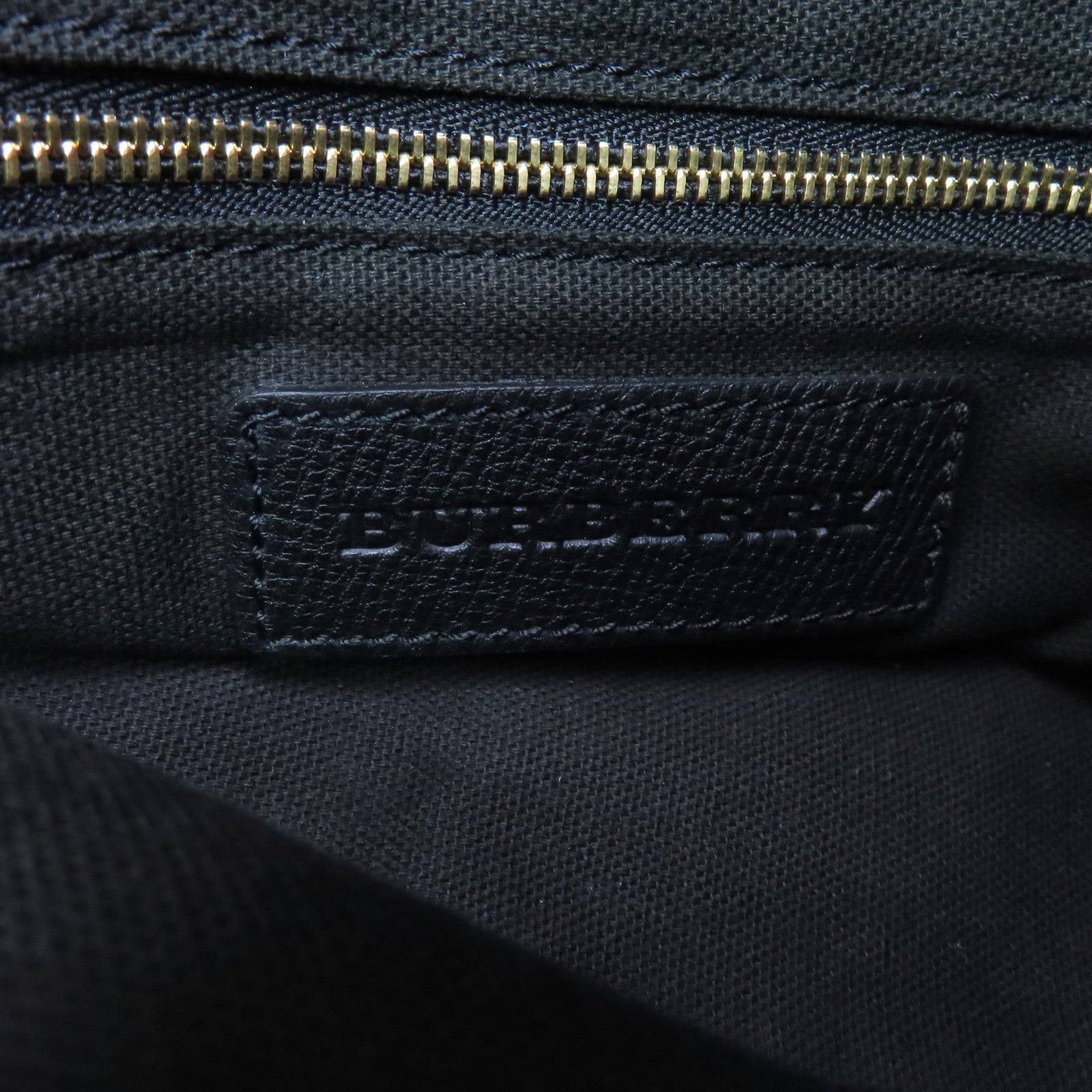 BURBERRY 帆布/牛皮皮革Shoulder Bag金扣肩背袋啡色/黑色
