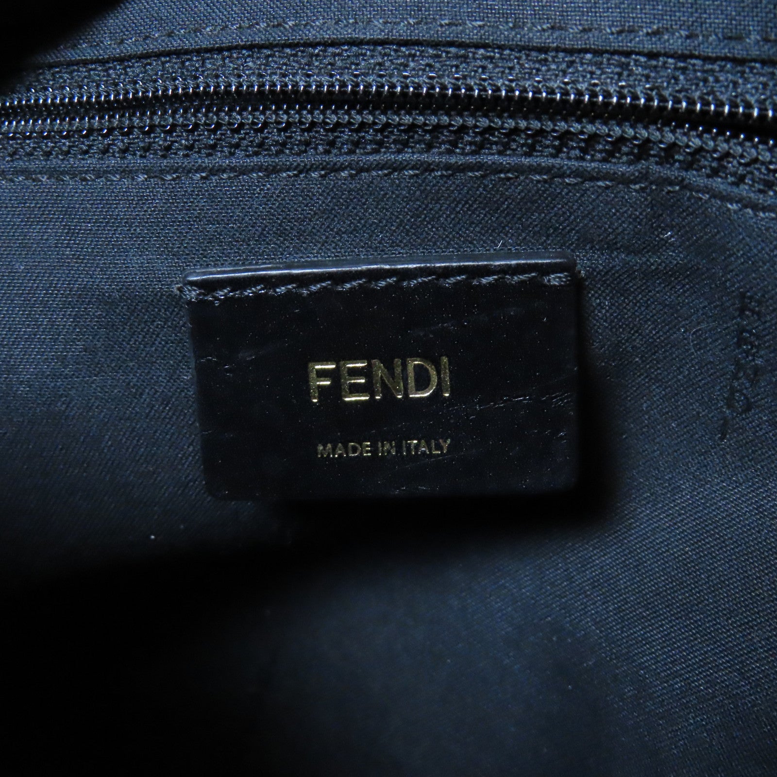 FENDI 帆布Monster Eyes Mini Backpack金扣背包紅色