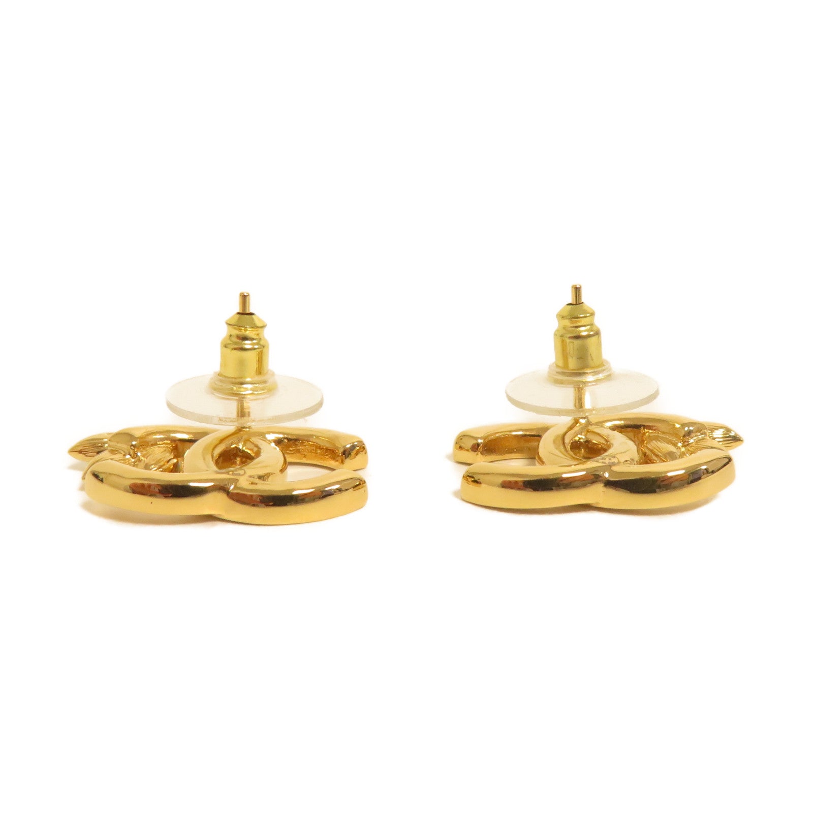 CHANEL 金屬Earrings耳環金色