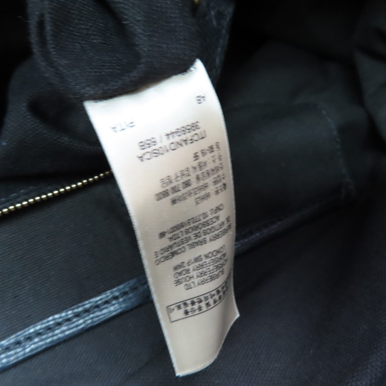 BURBERRY 帆布/牛皮皮革Shoulder Bag金扣肩背袋啡色/黑色