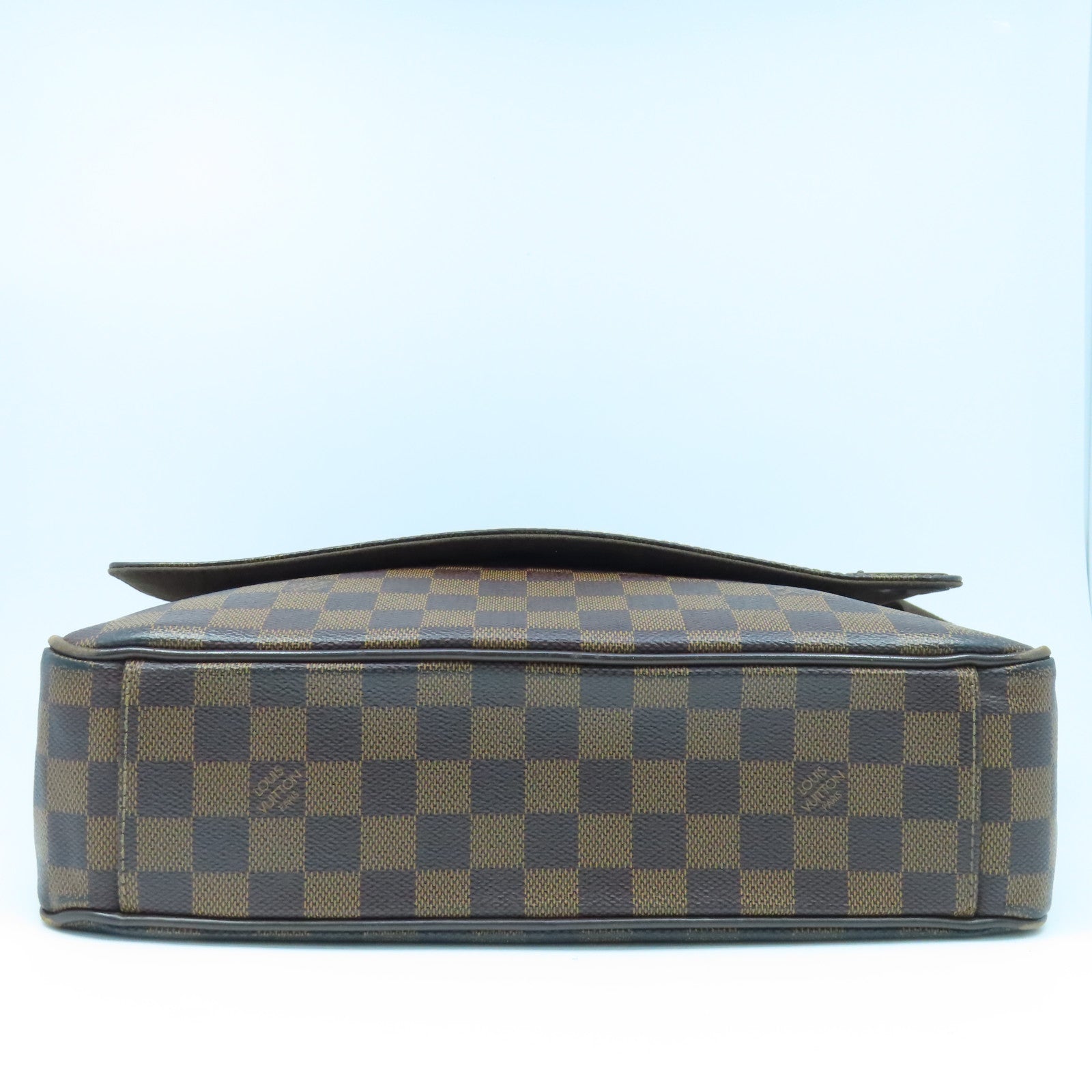 LOUIS VUITTON Damier Shelton MM Shoulder Bag金扣肩背袋啡色