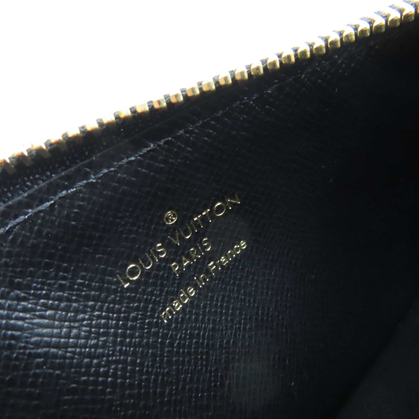 LOUIS VUITTON Monogram Romy Card Case金扣卡套啡色/黑色