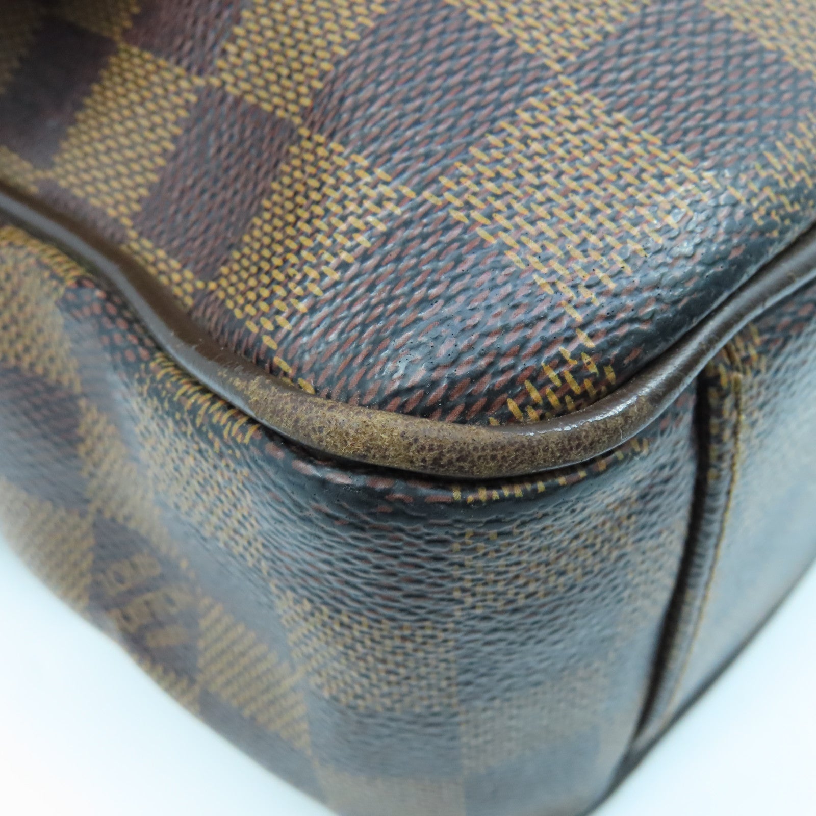 LOUIS VUITTON Damier Shelton MM Shoulder Bag金扣肩背袋啡色