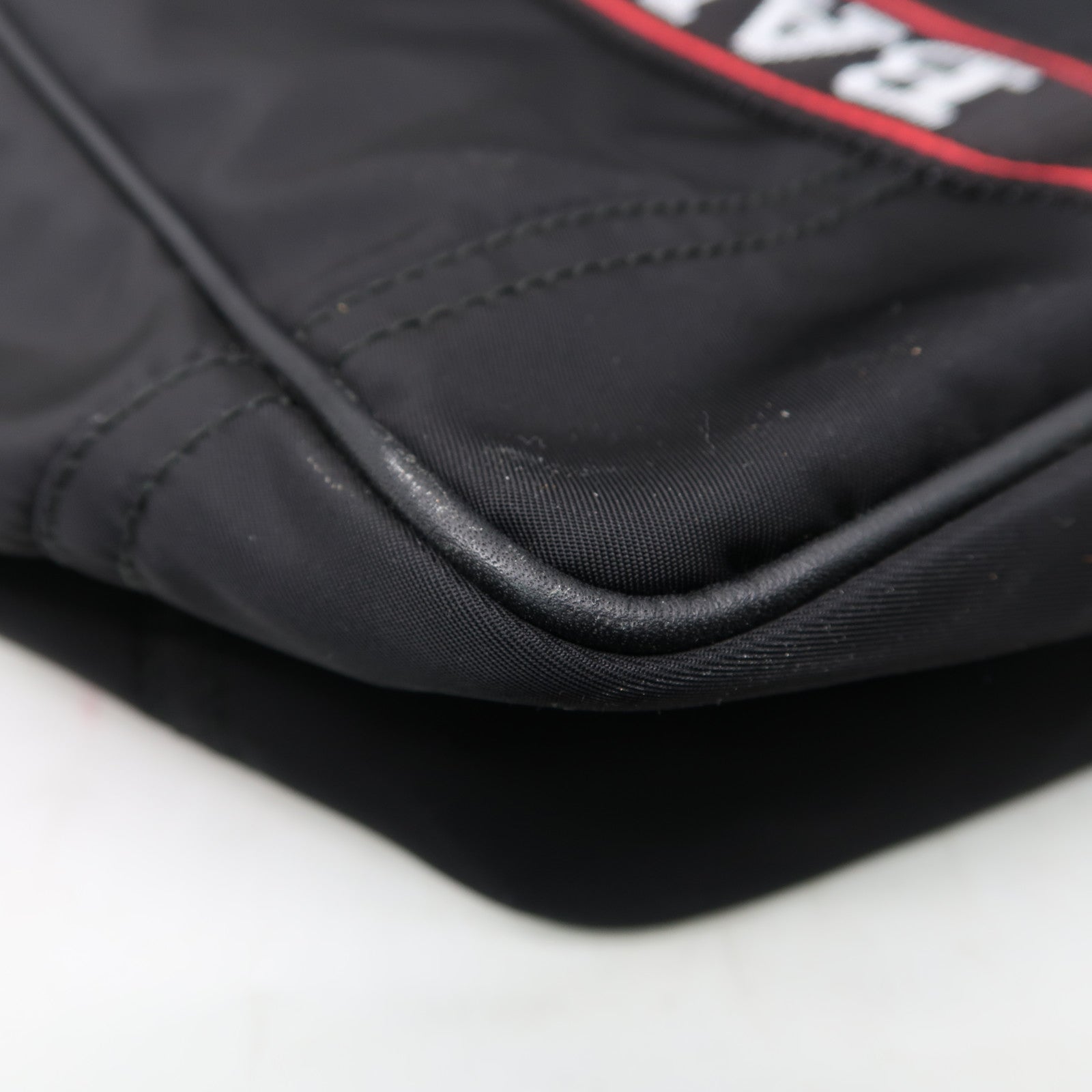 BALLY 尼龍Tote Bag銀扣手挽肩背兩用袋黑色