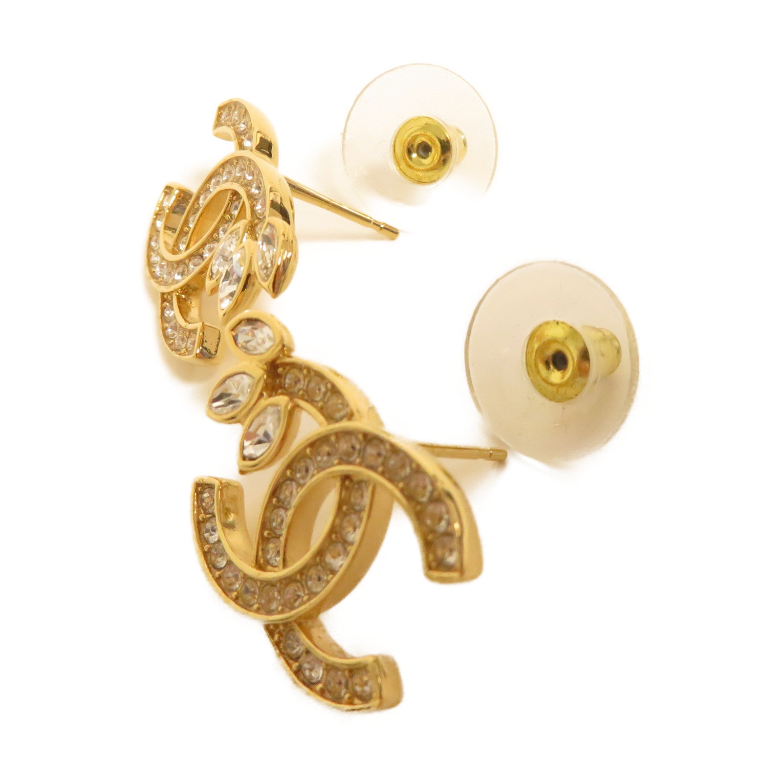 CHANEL 金屬Earrings耳環金色