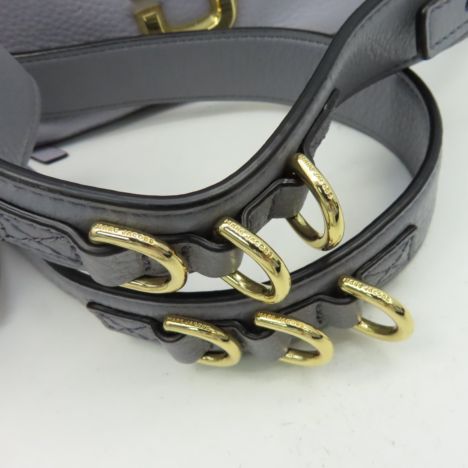 MARC JACOBS 牛皮皮革Shoulder Bag金扣肩背袋淺紫色