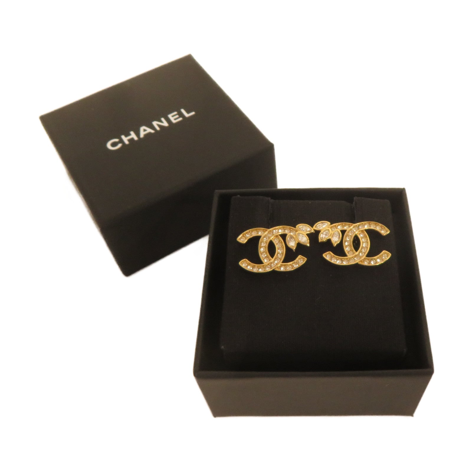 CHANEL 金屬Earrings耳環金色