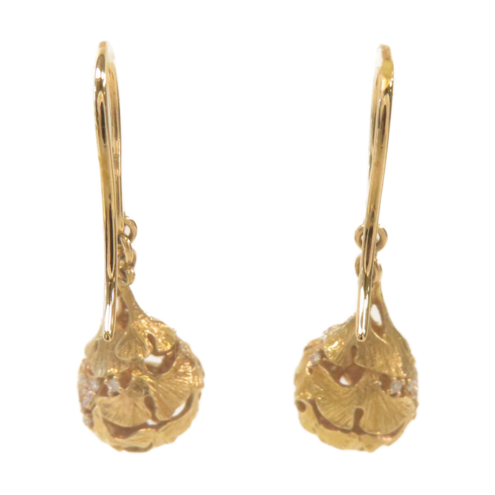 JEWELRY 18K黃金Earrings鑽石耳環