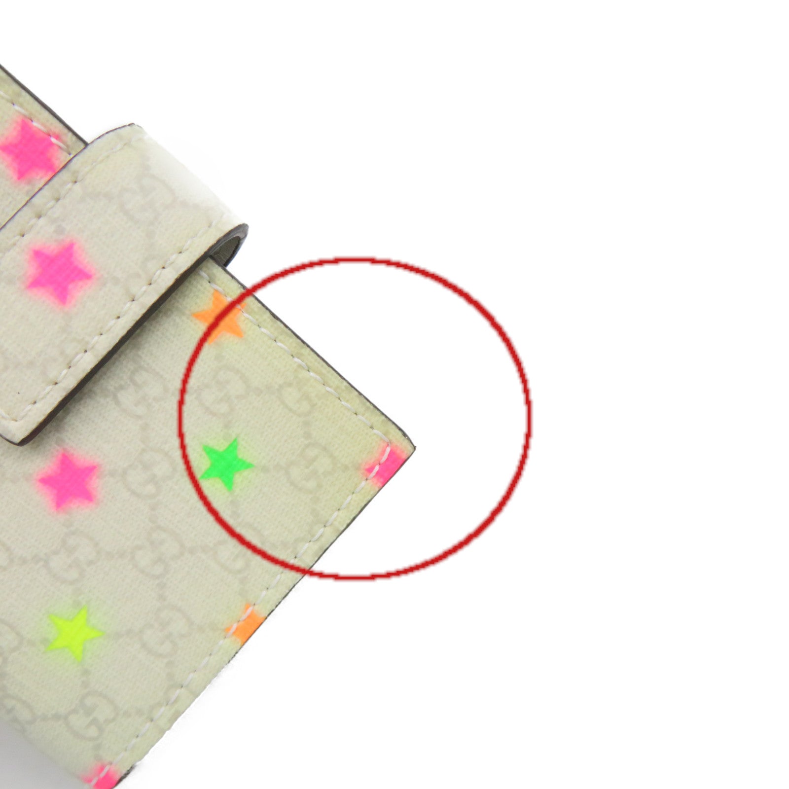 GUCCI 塗層帆布Card Case卡套米白色/彩色