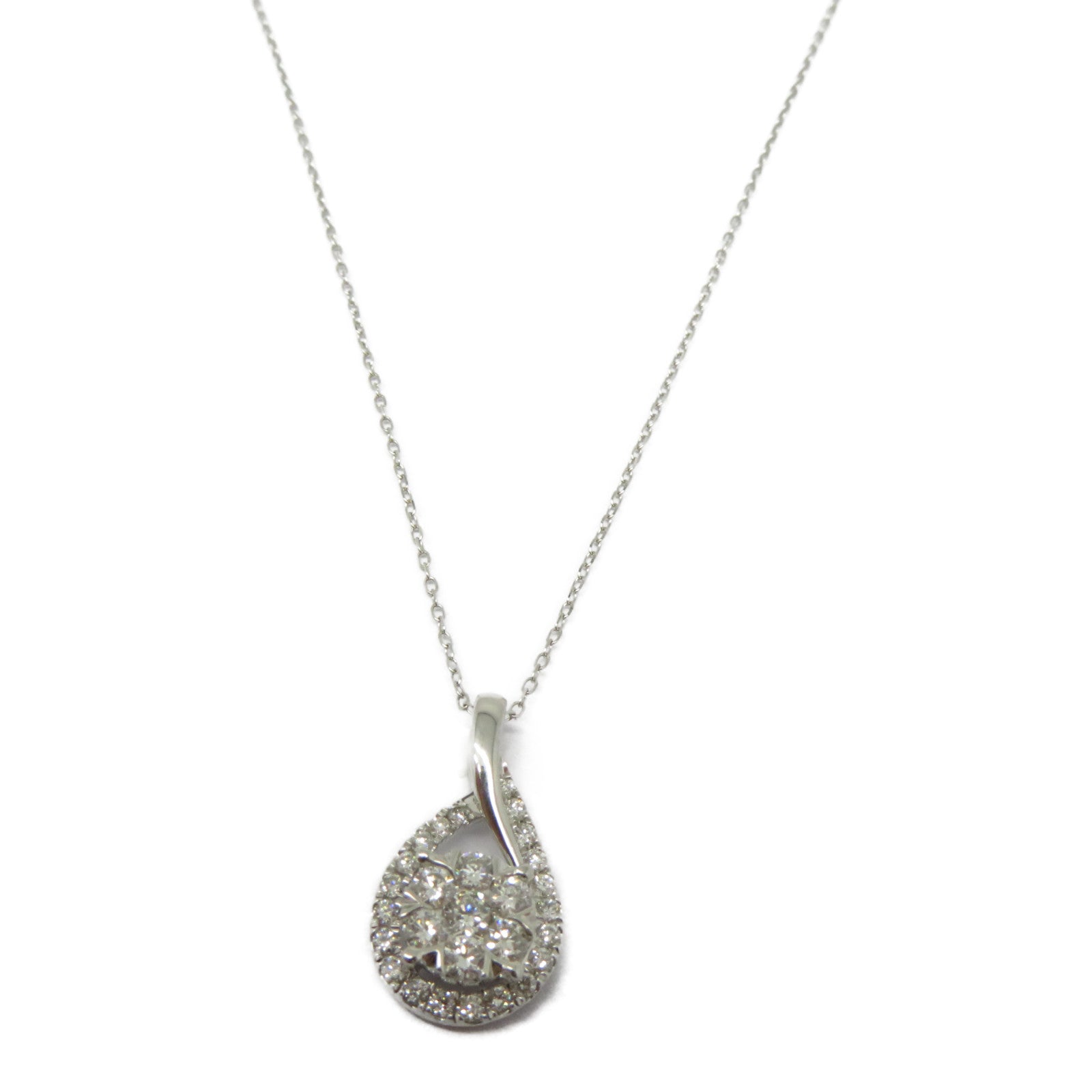 JEWELRY 18K白金Diamond Necklace 0.434ct鑽石項鍊