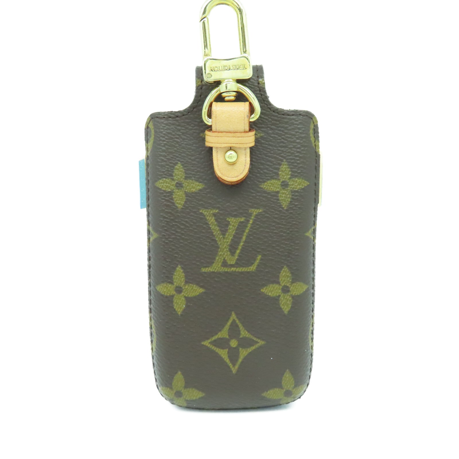 LOUIS VUITTON Monogram Case金扣手機袋啡色