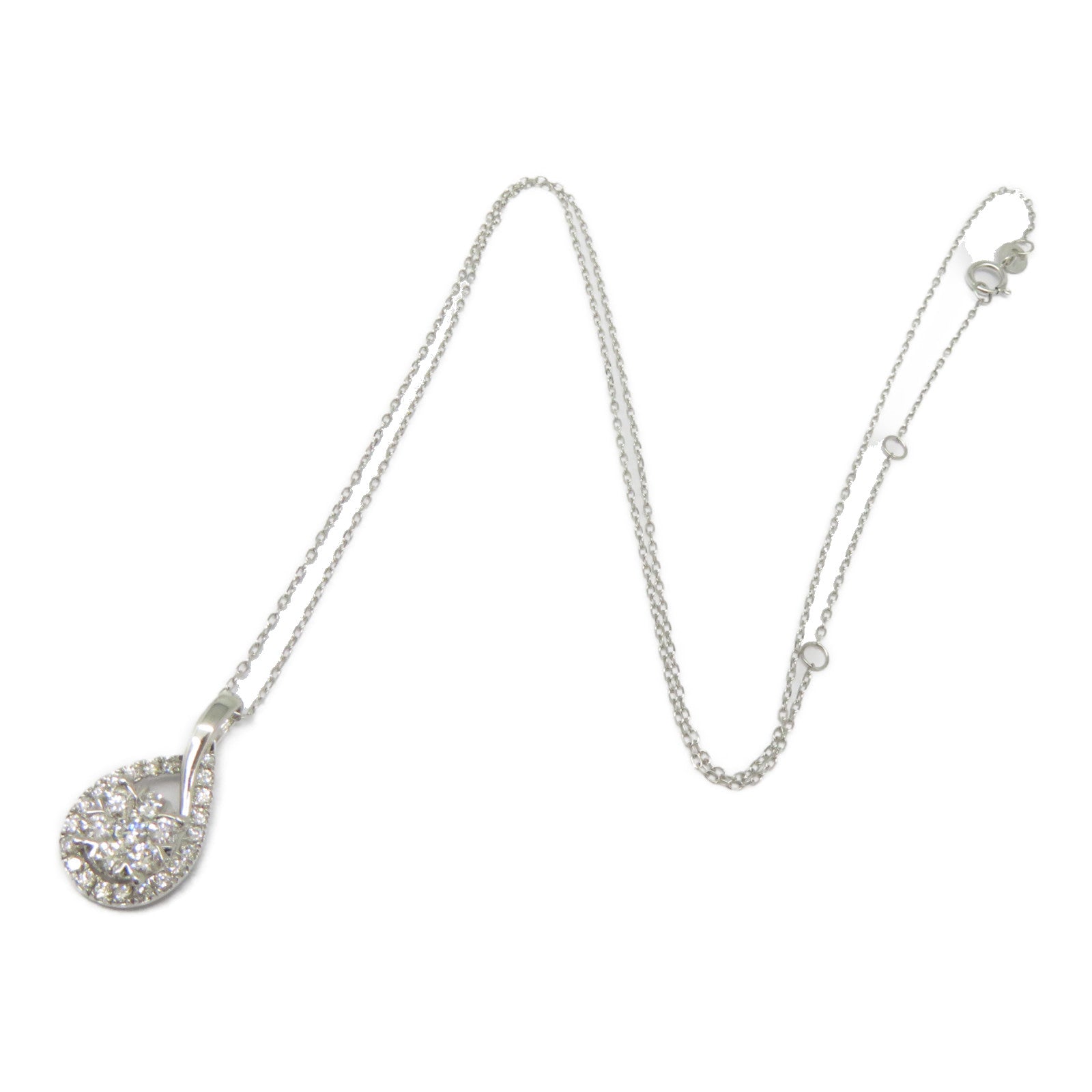 JEWELRY 18K白金Diamond Necklace 0.434ct鑽石項鍊