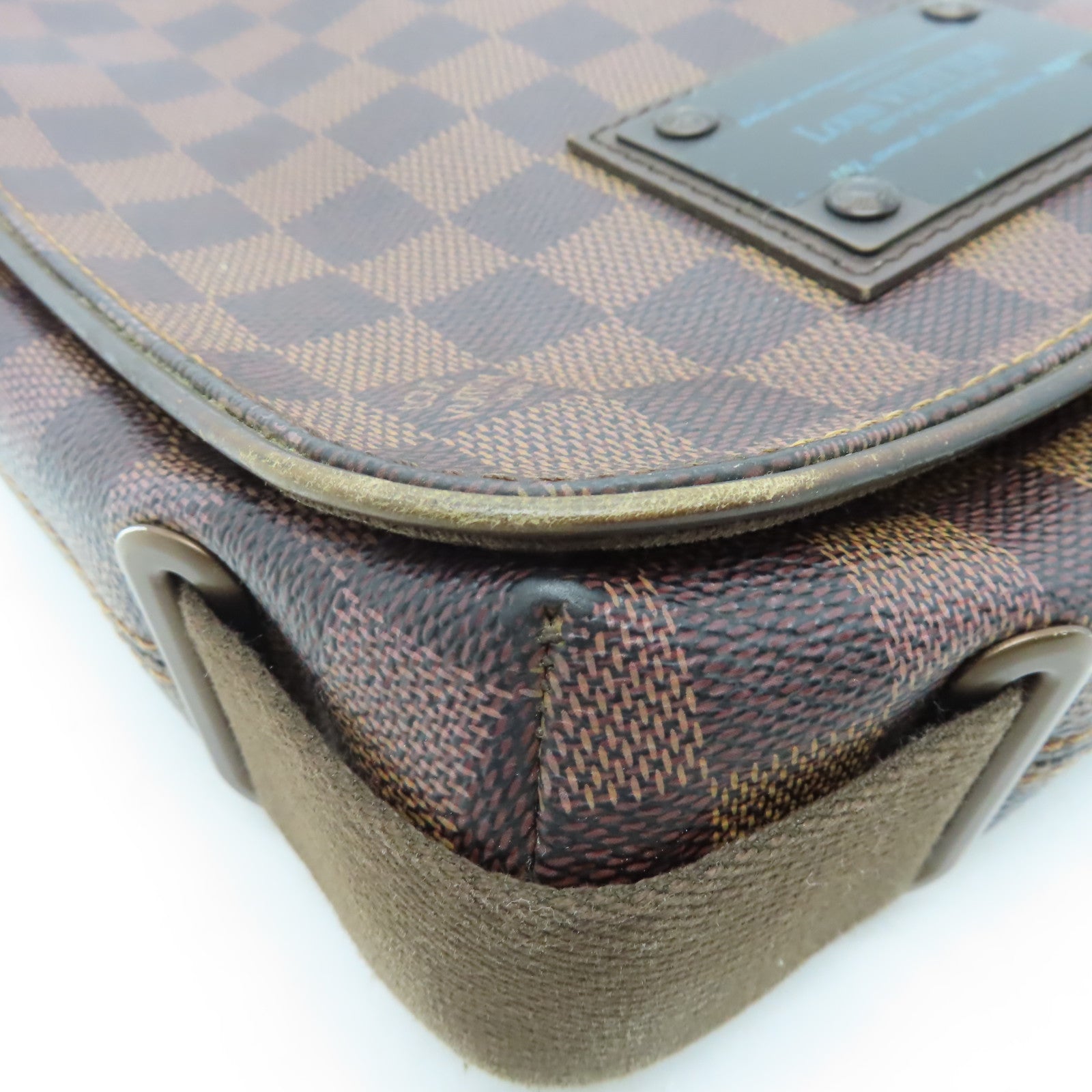 LOUIS VUITTON Damier Brooklyn PM肩背袋啡色