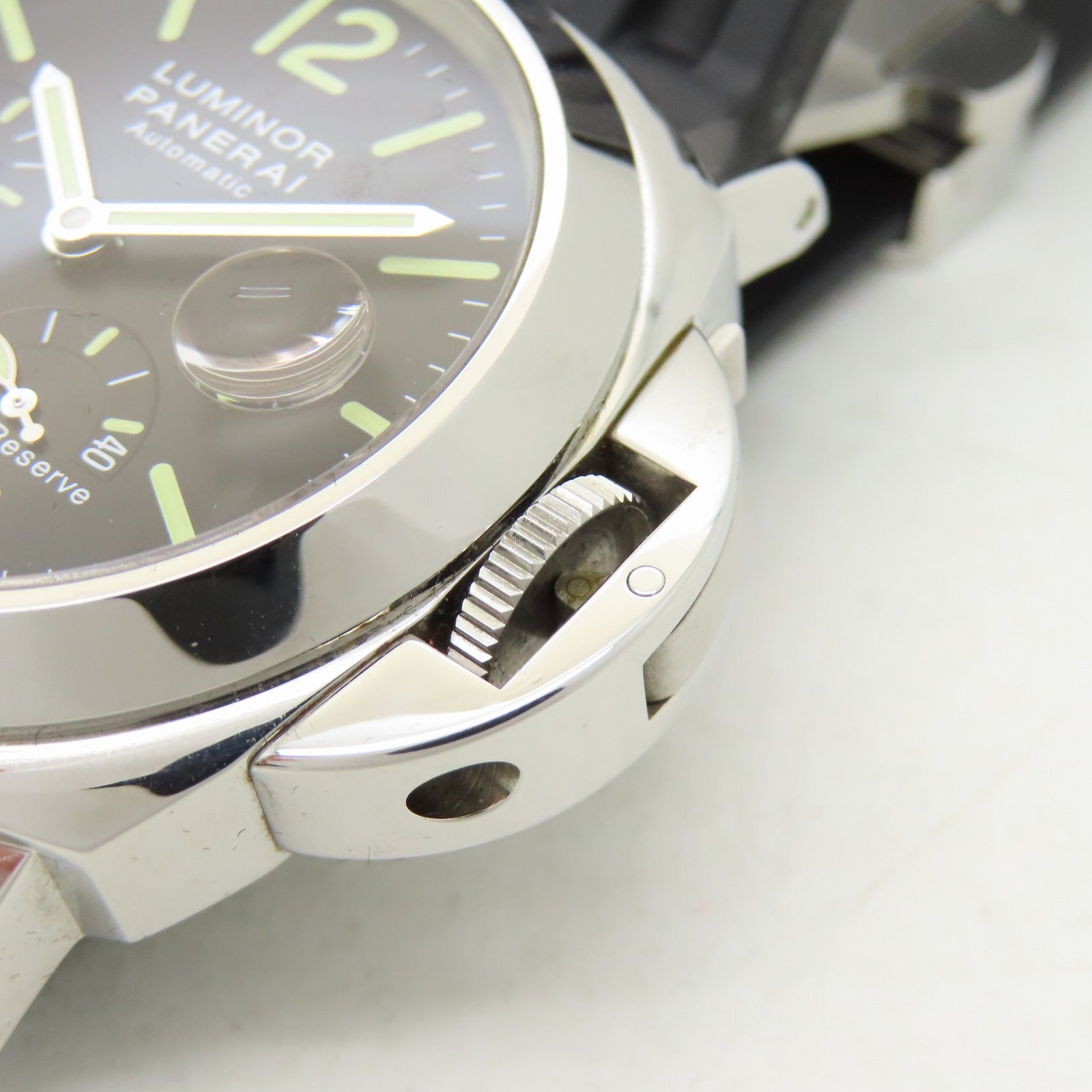 PANERAI Luminor Power Reserve 44mm不鏽鋼手錶自動機芯黑色