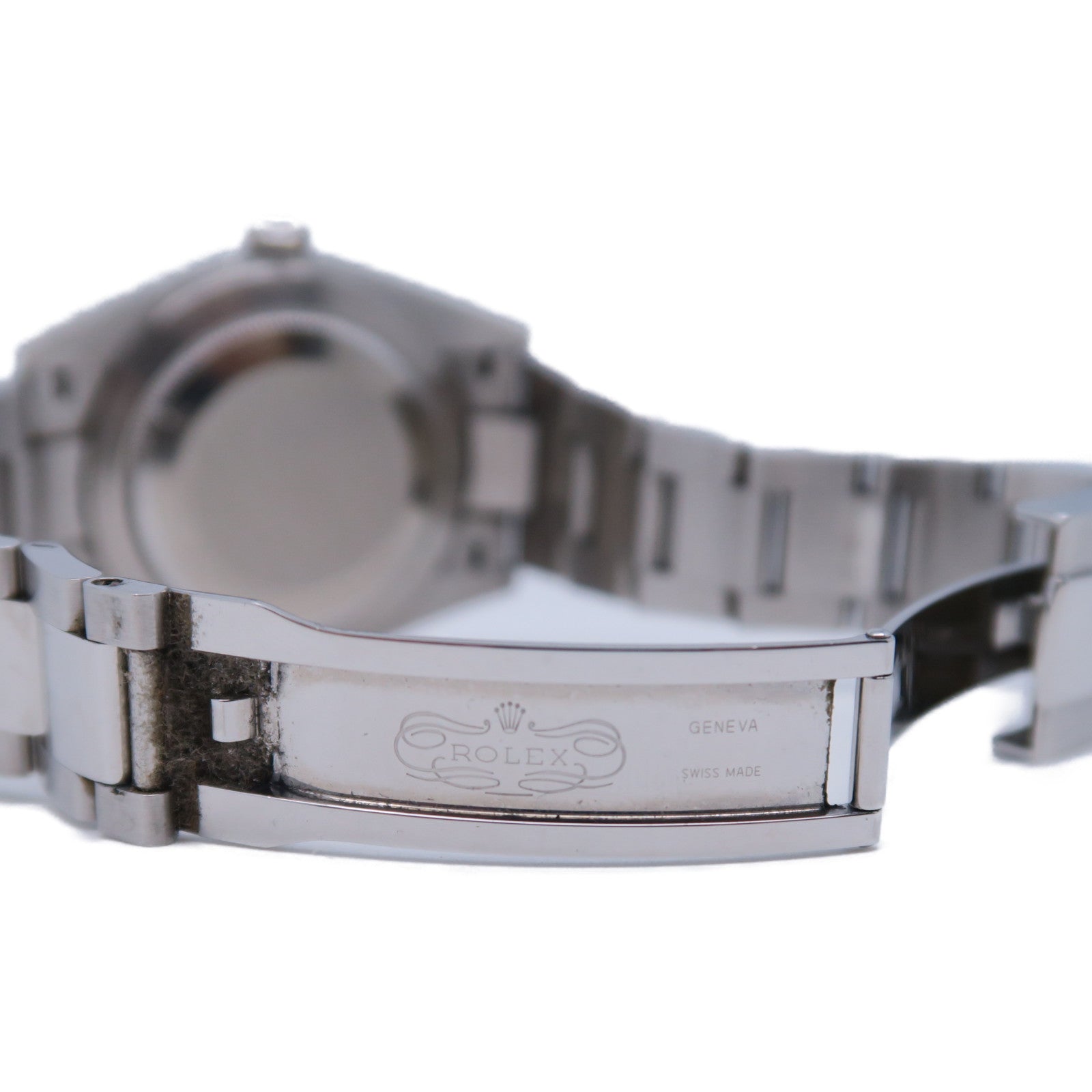 ROLEX 18K白金/不鏽鋼Datejust手錶自動機芯黑色