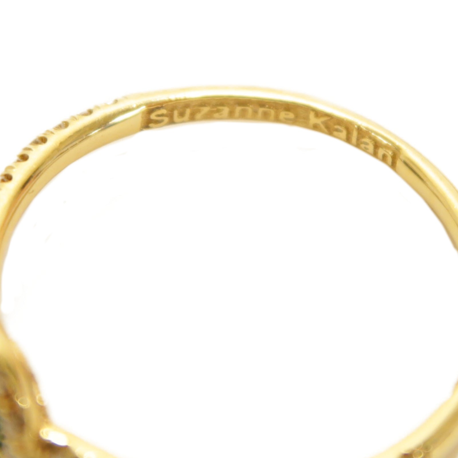 JEWELRY 18K黃金Emerald Ring綠寶石戒指US#5