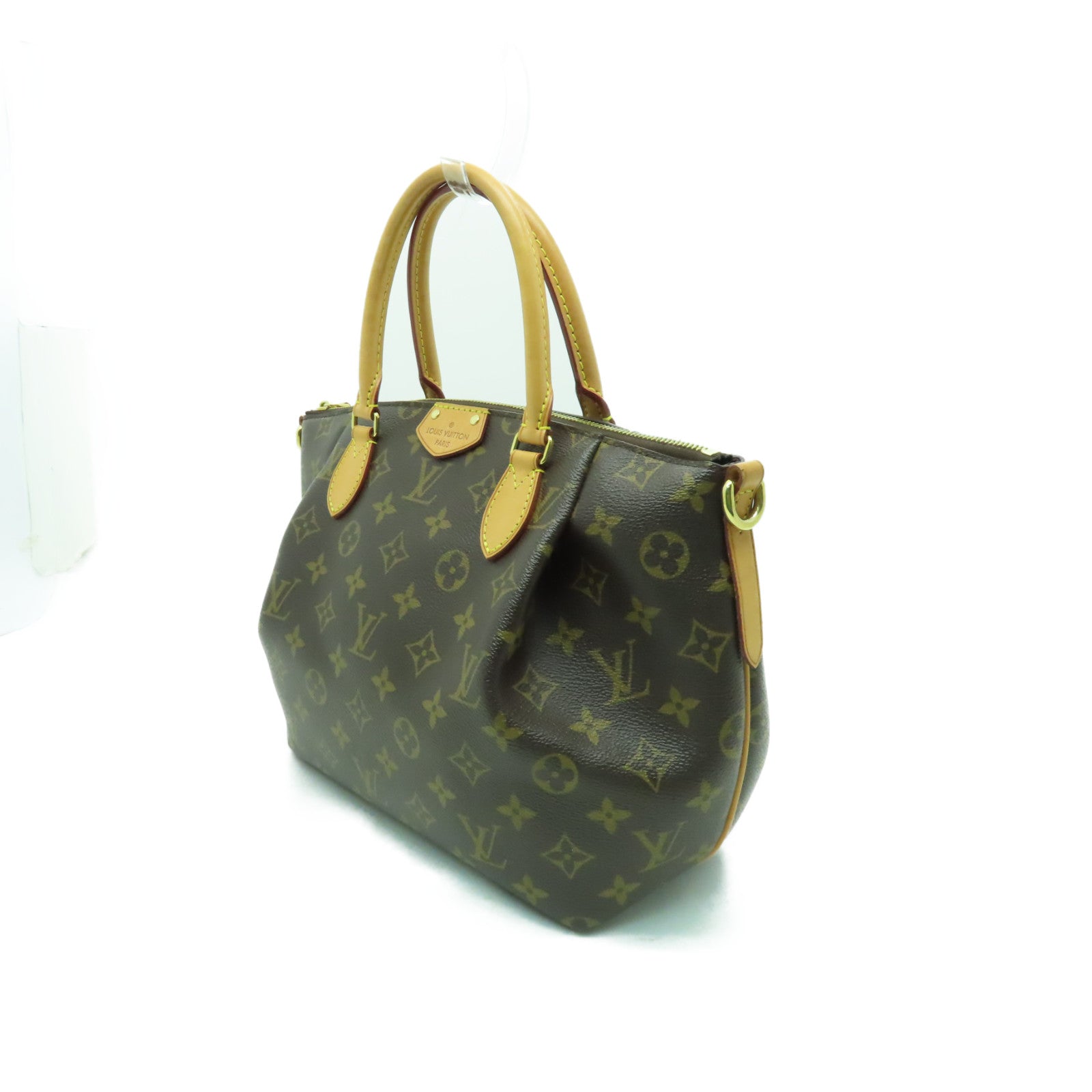 LOUIS VUITTON Monogram Turenne PM金扣手挽肩背兩用袋啡色