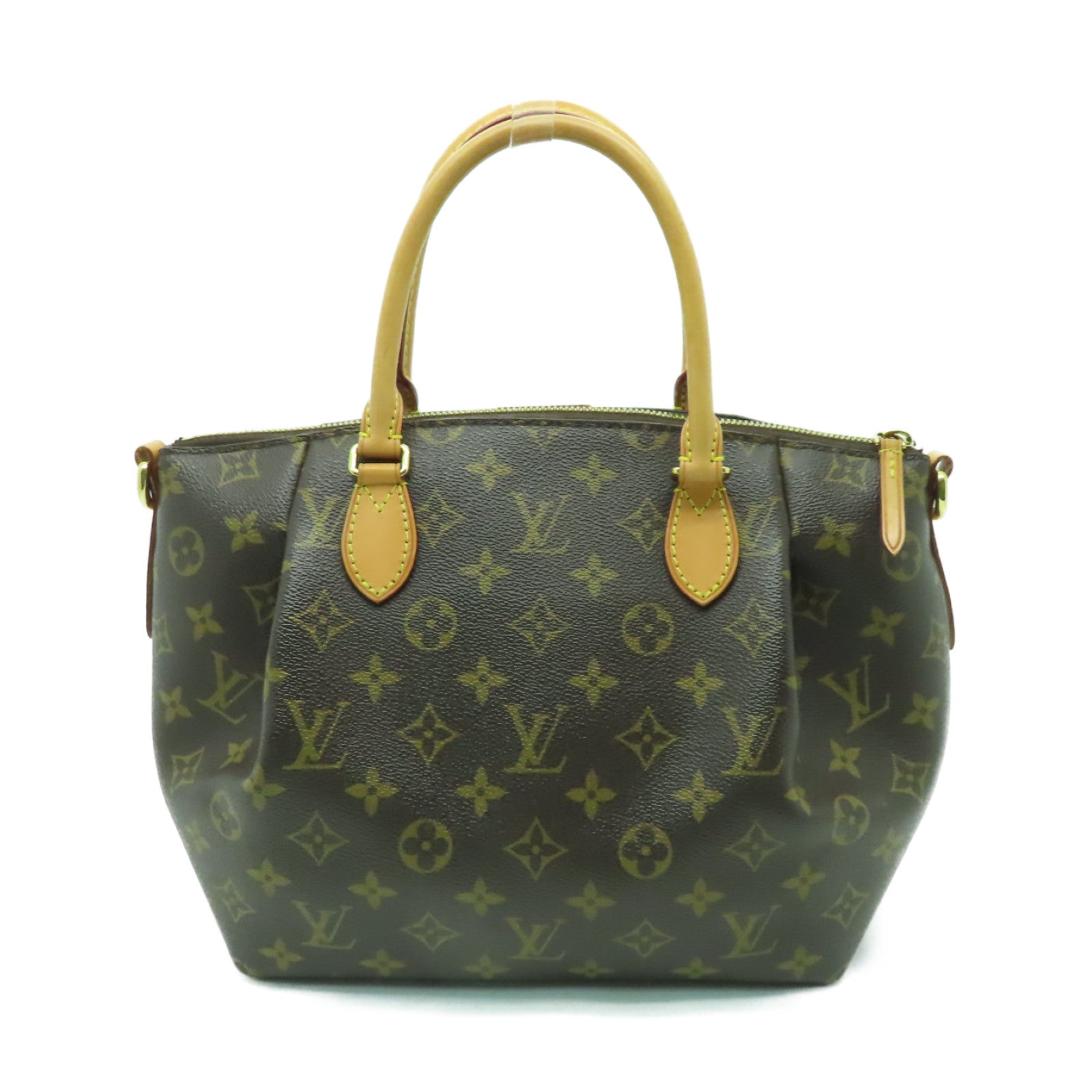 LOUIS VUITTON Monogram Turenne PM金扣手挽肩背兩用袋啡色