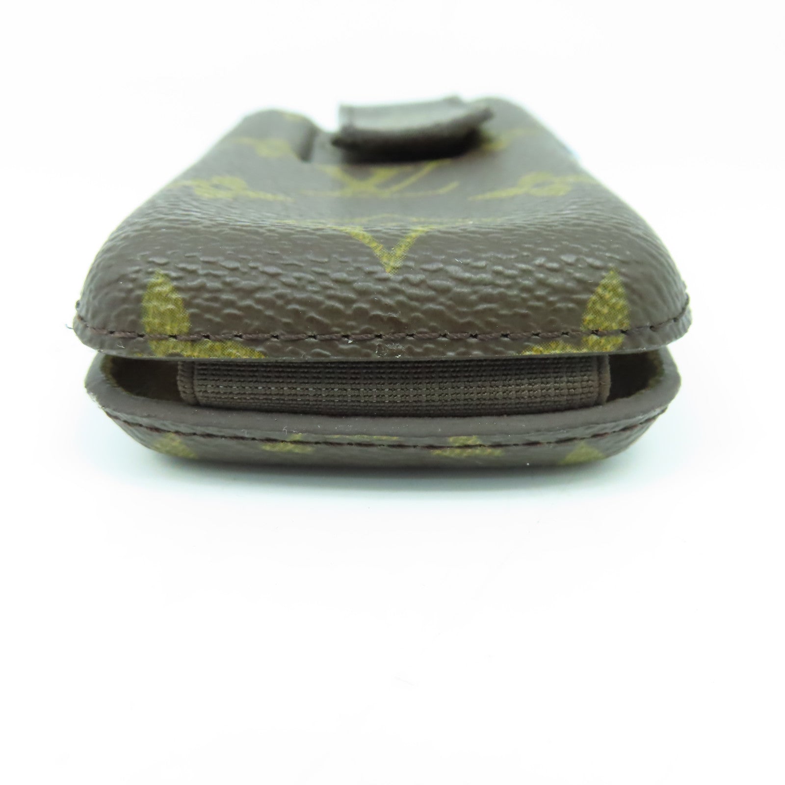 LOUIS VUITTON Monogram Case金扣手機袋啡色