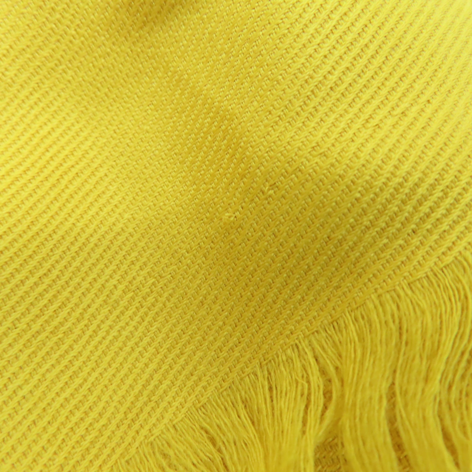 LOUIS VUITTON 絲質/羊毛Scarf圍巾黃色