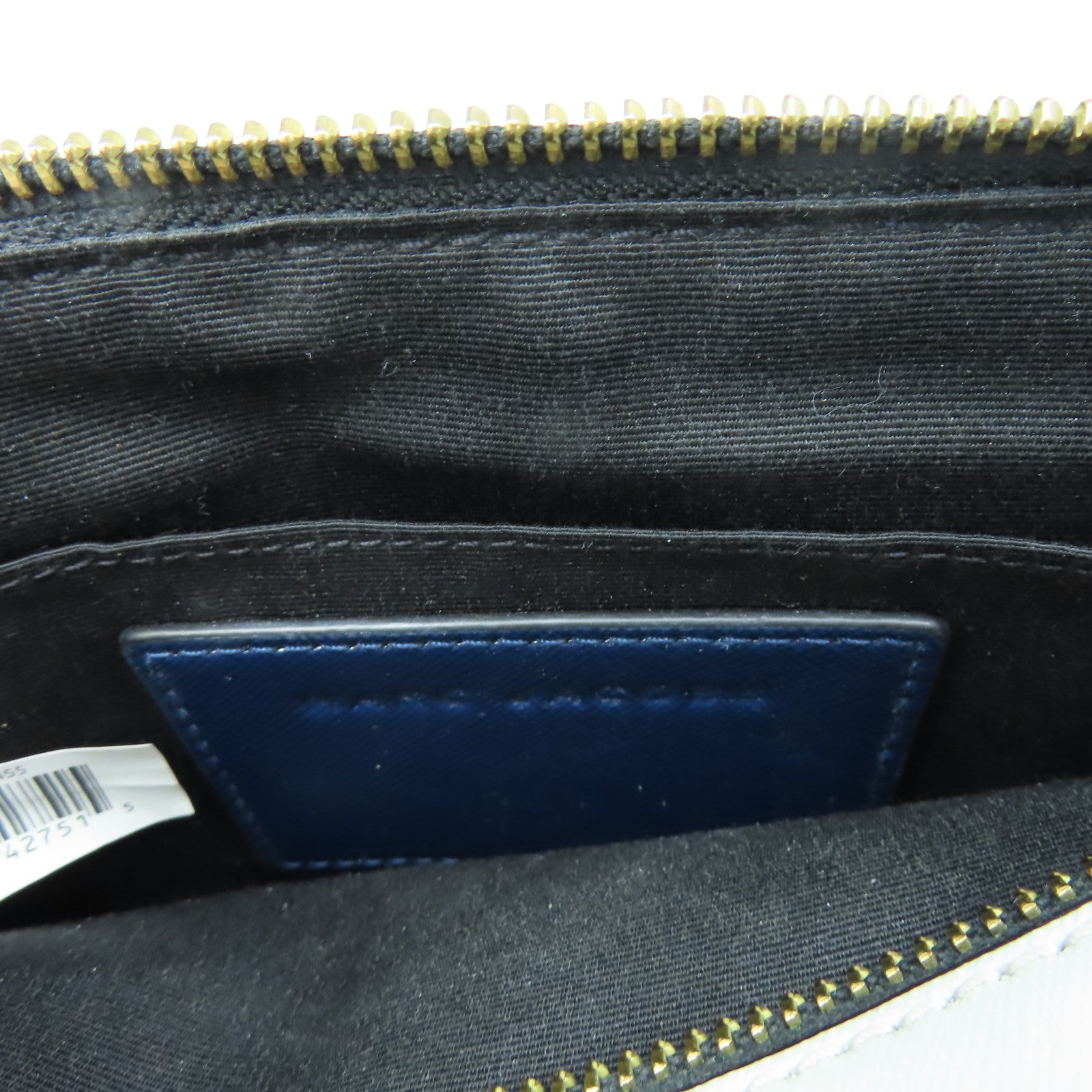 MARC JACOBS 牛皮皮革Shoulder Bag金扣肩背袋深藍色