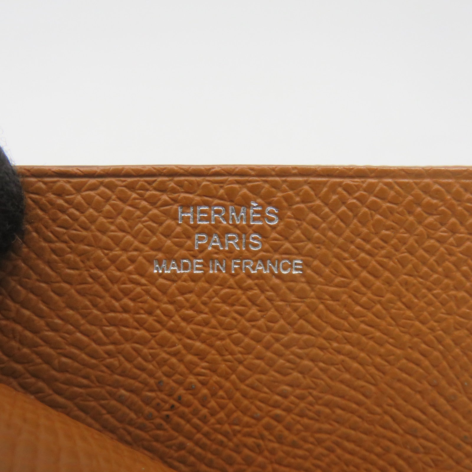 HERMES Epsom皮革Card Case卡套Gold啡色