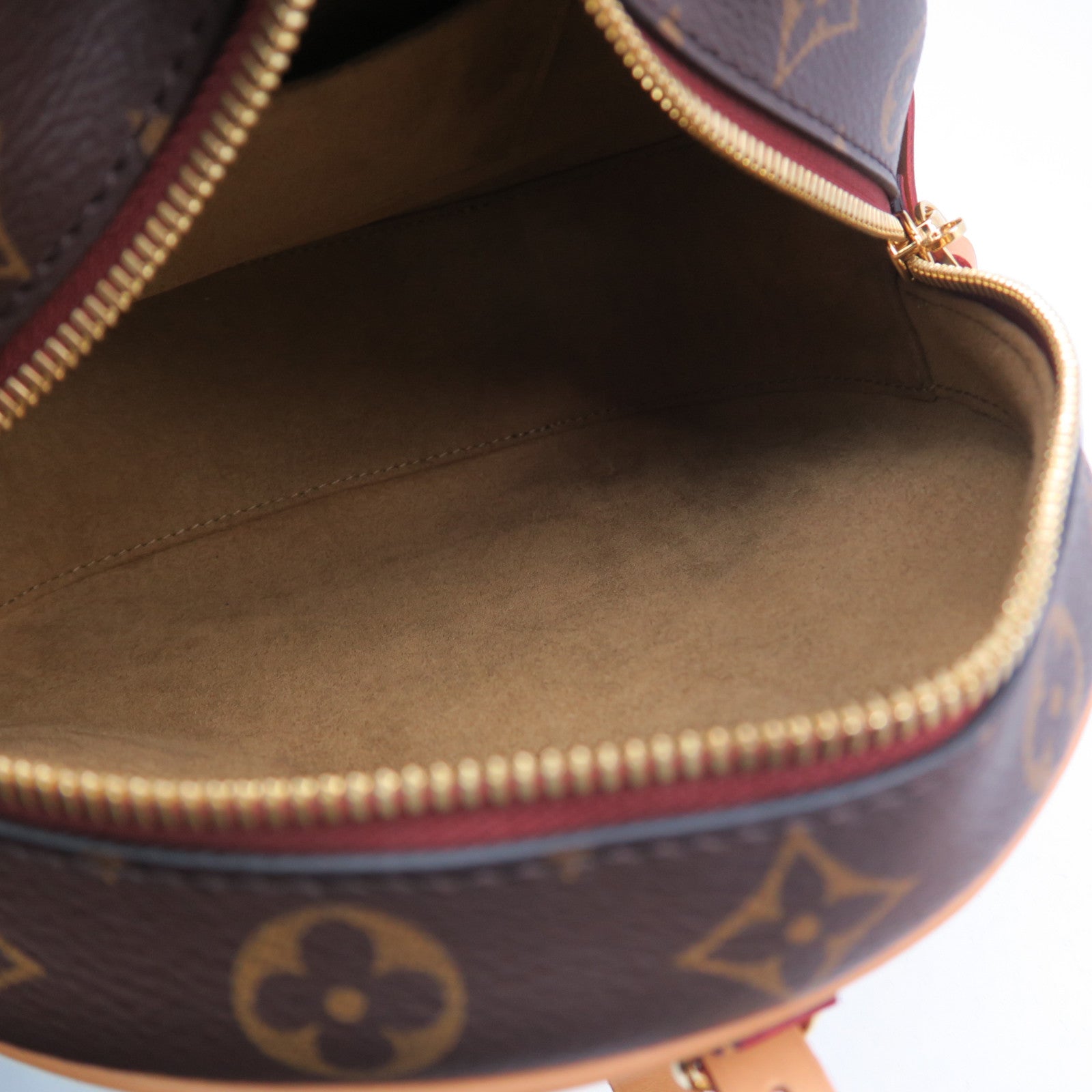 LOUIS VUITTON Monogram Boite Chapean Soulpe MM金扣肩背袋啡色