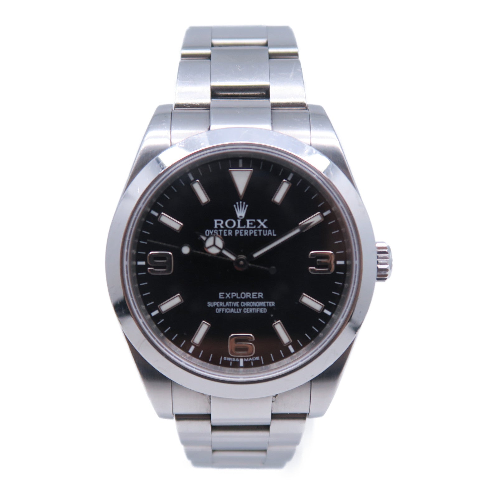 ROLEX ExplorerⅠ不鏽鋼手錶自動機芯黑色