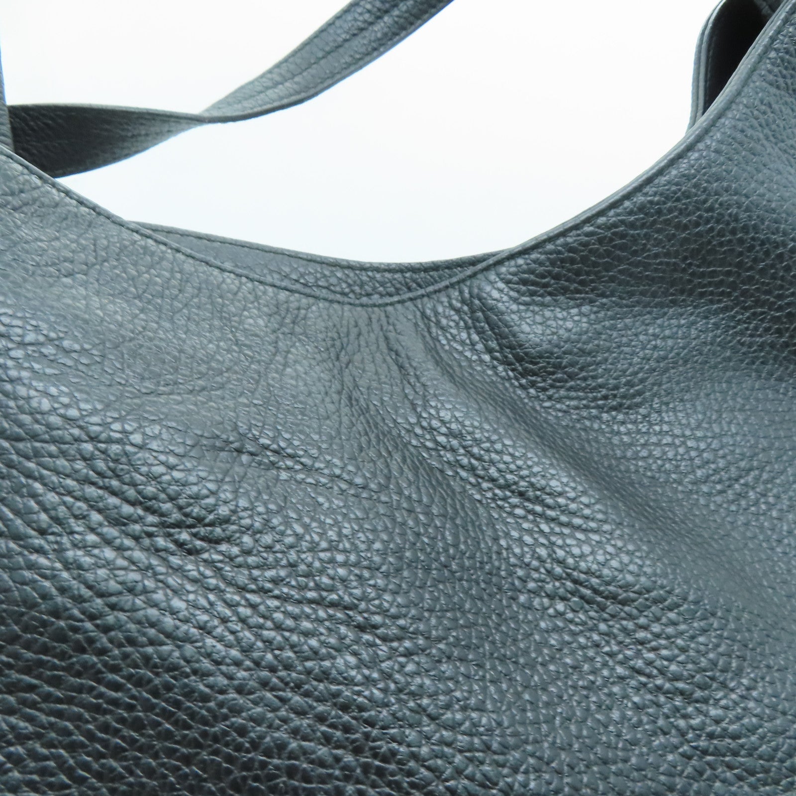 Furla 皮革Shoulder Bag金扣肩背袋黑色