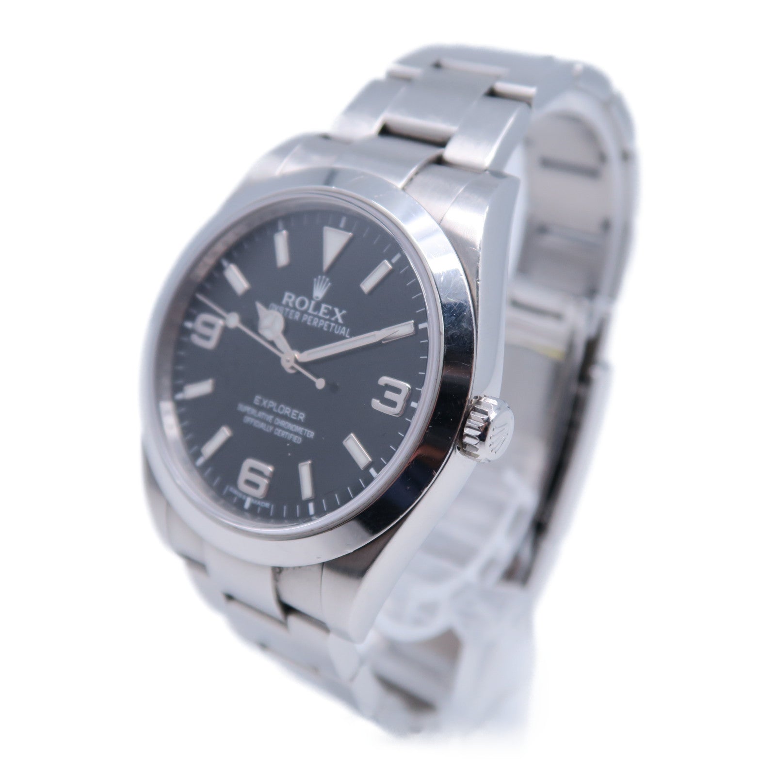 ROLEX ExplorerⅠ不鏽鋼手錶自動機芯黑色