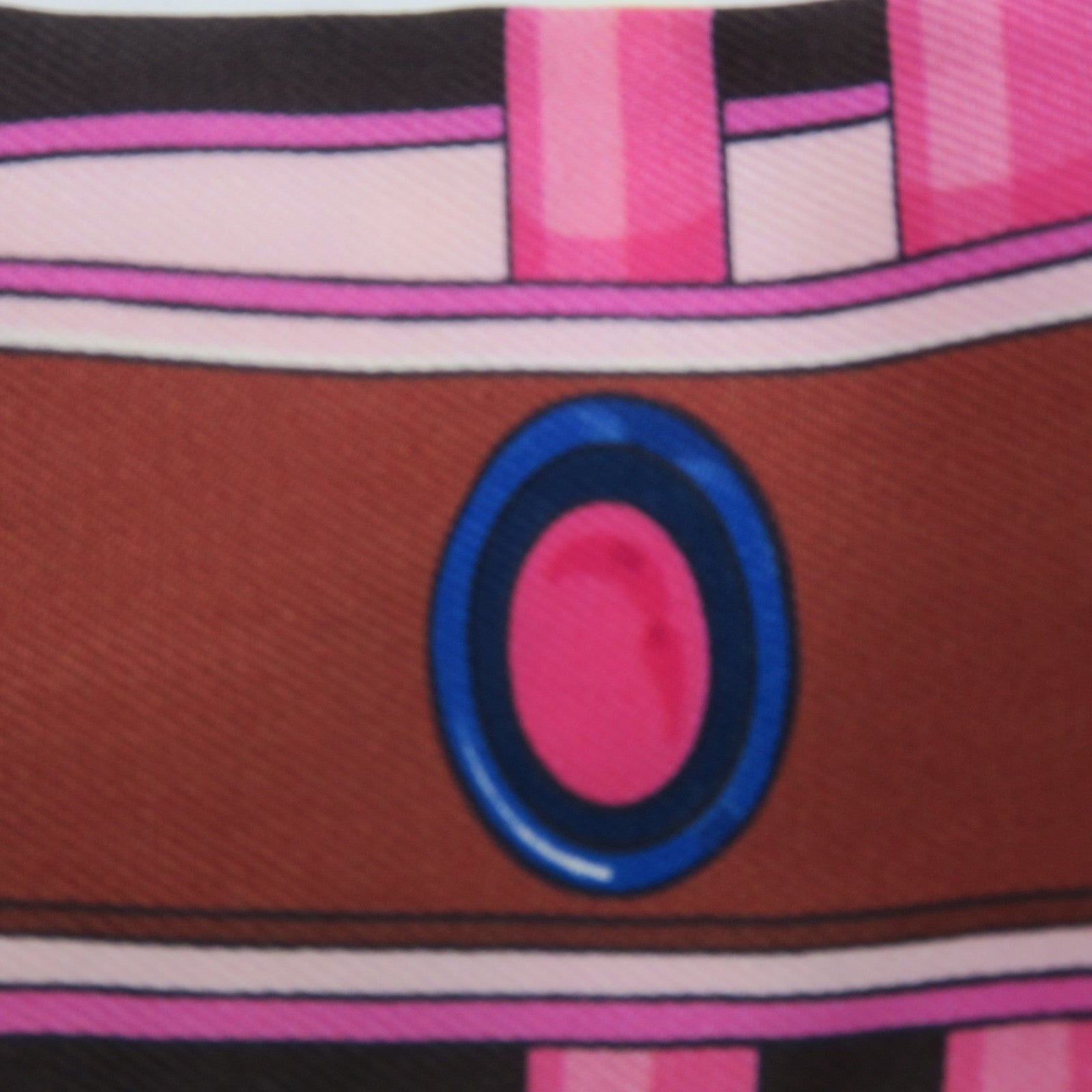 HERMES Silk Twilly Scarf Multicolor