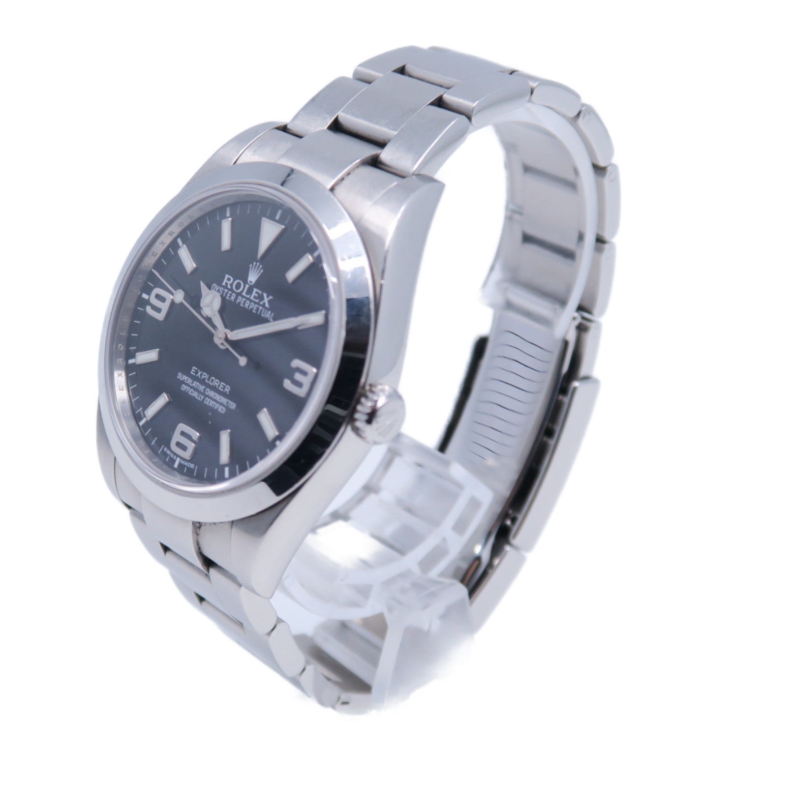 ROLEX ExplorerⅠ不鏽鋼手錶自動機芯黑色