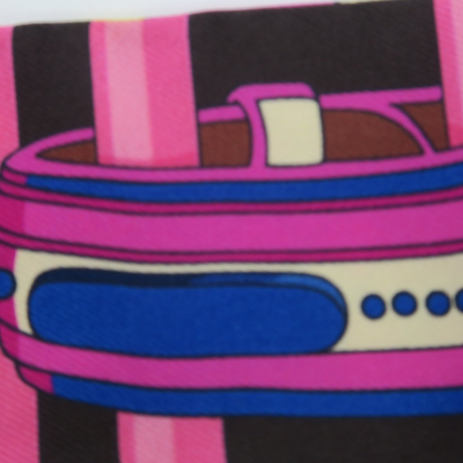 HERMES Silk Twilly Scarf Multicolor