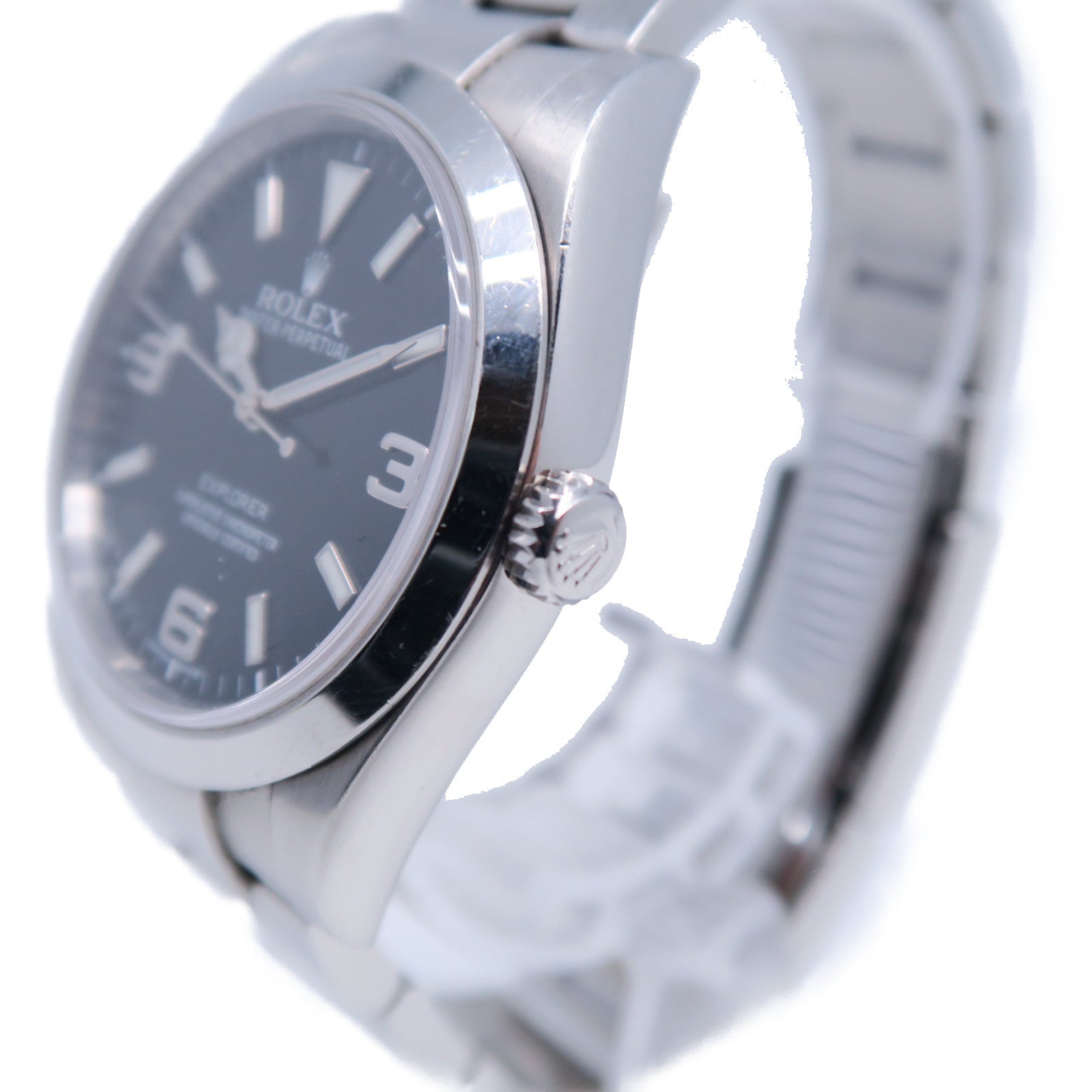 ROLEX ExplorerⅠ不鏽鋼手錶自動機芯黑色