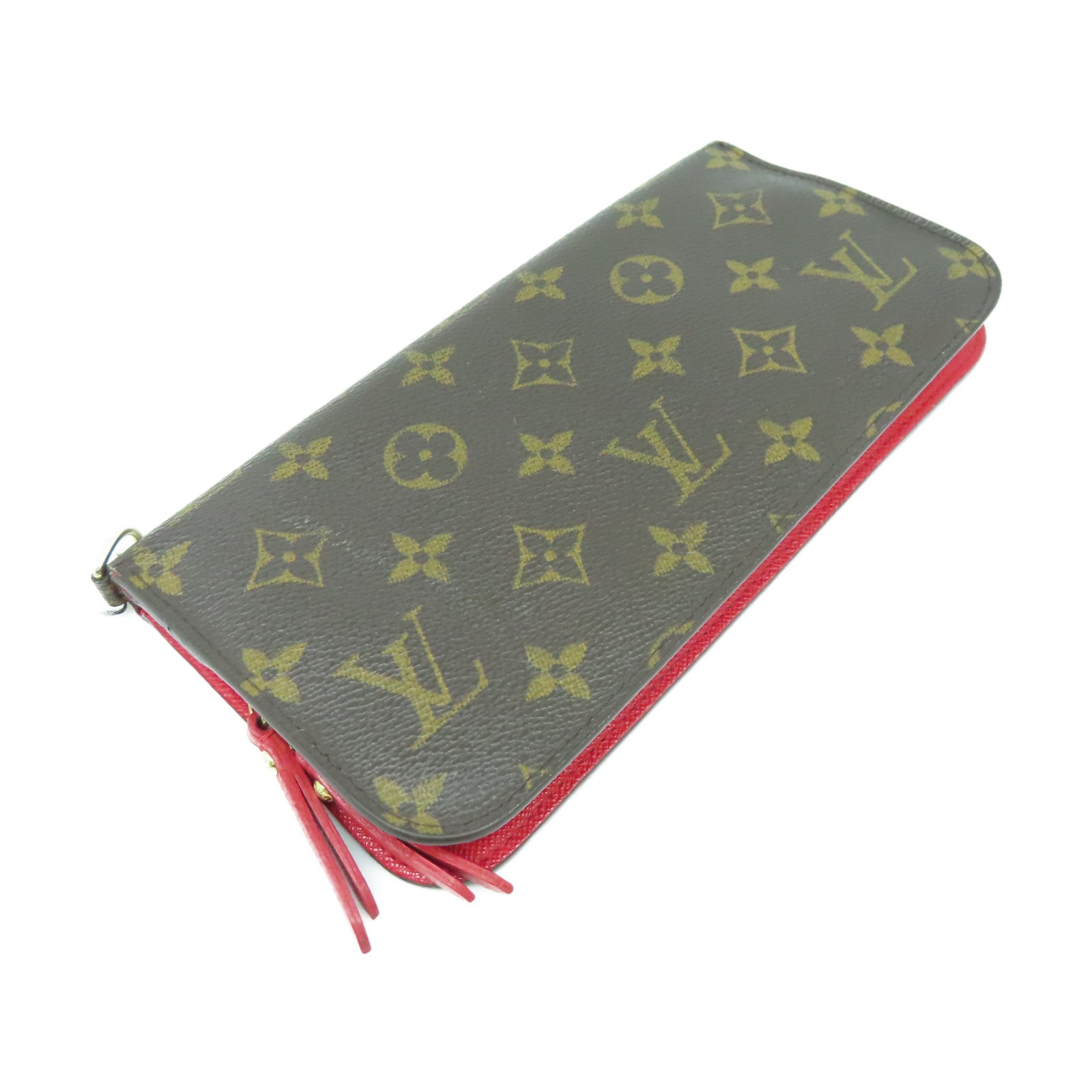LOUIS VUITTON Monogram Insolite Long Wallet金扣長錢包啡色