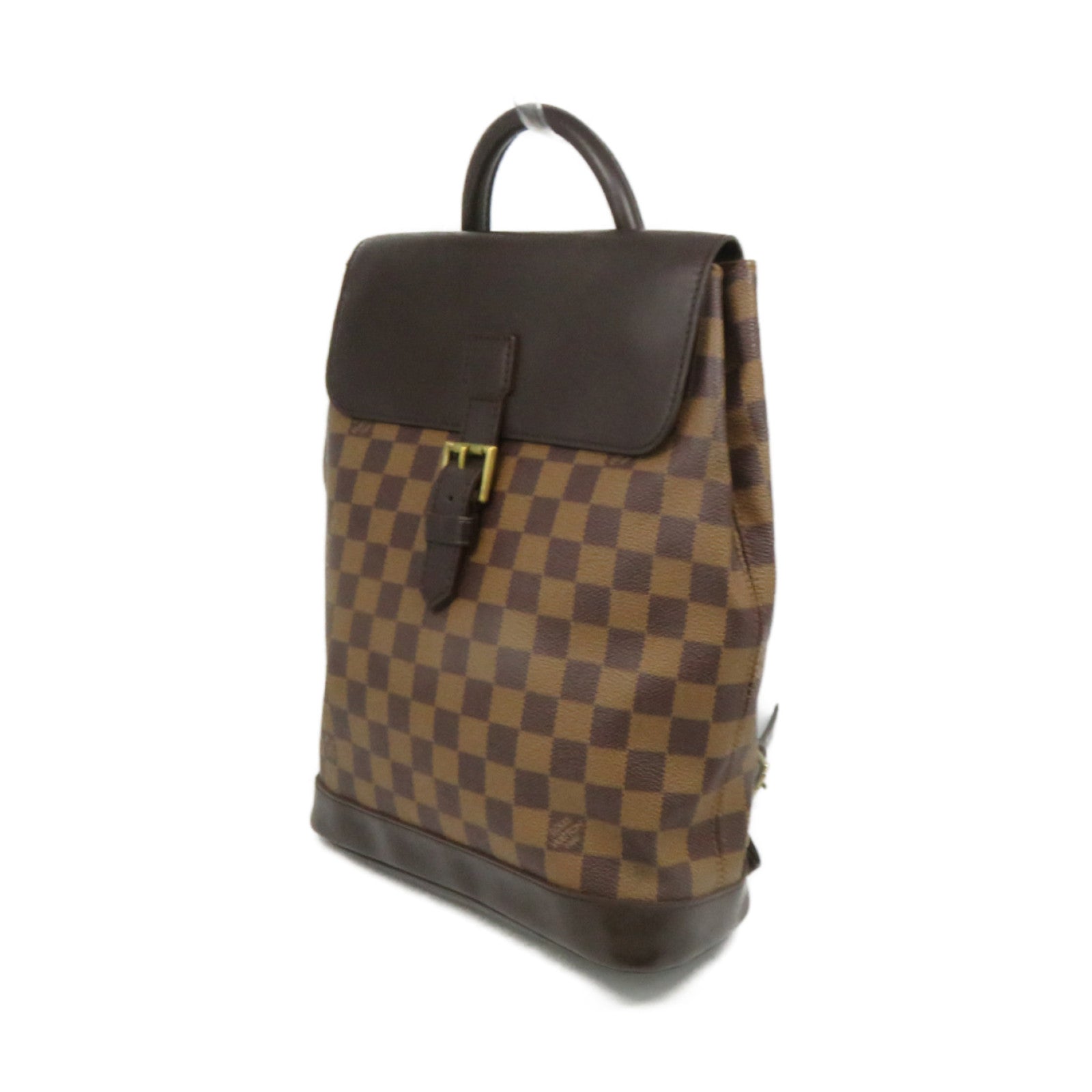 LOUIS VUITTON Damier Soho Backpack金扣背包啡色