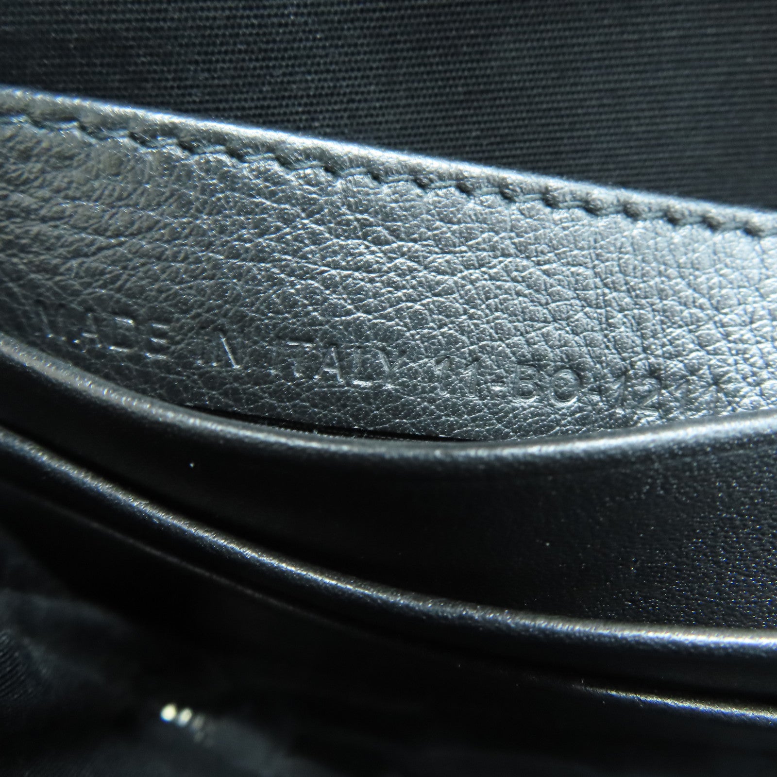 Dior 帆布Pouch With Strap銀扣肩背袋黑色/藍色