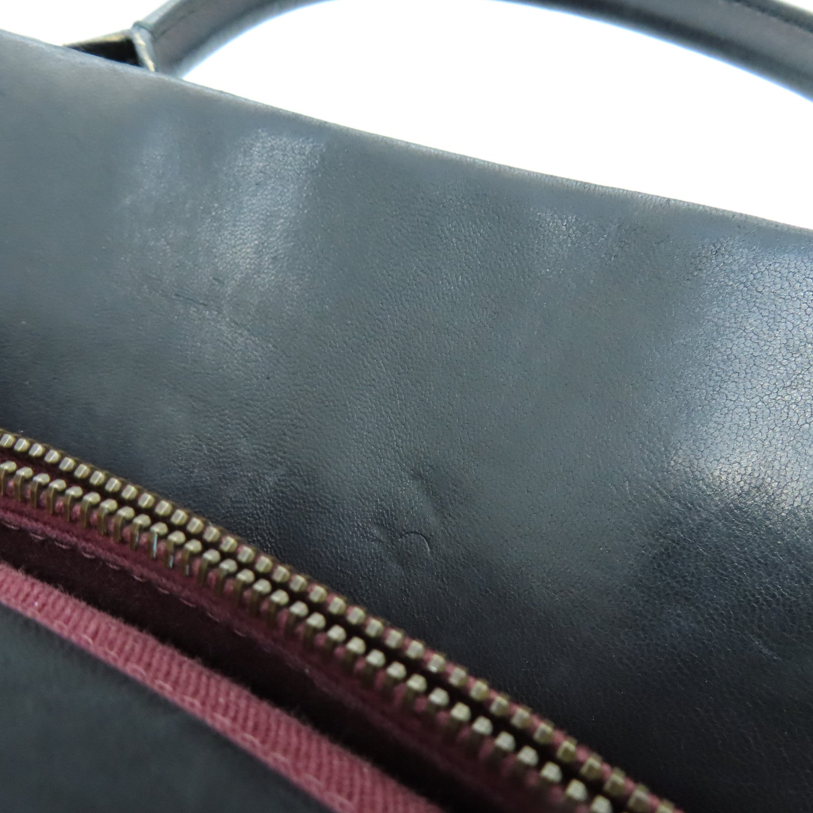 CHANEL 菱格牛皮皮革Shoulder Bag金扣手挽肩背两用袋黑色