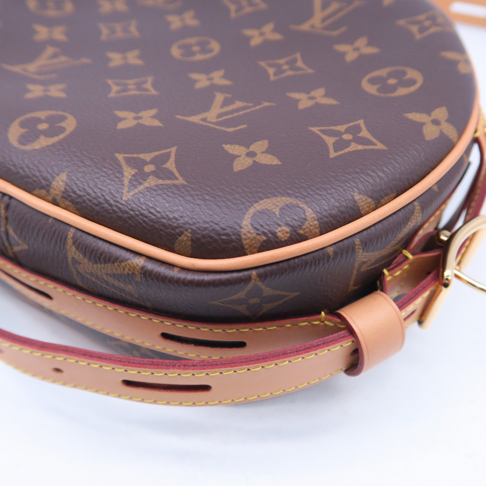 LOUIS VUITTON Monogram Boite Chapean Soulpe MM金扣肩背袋啡色
