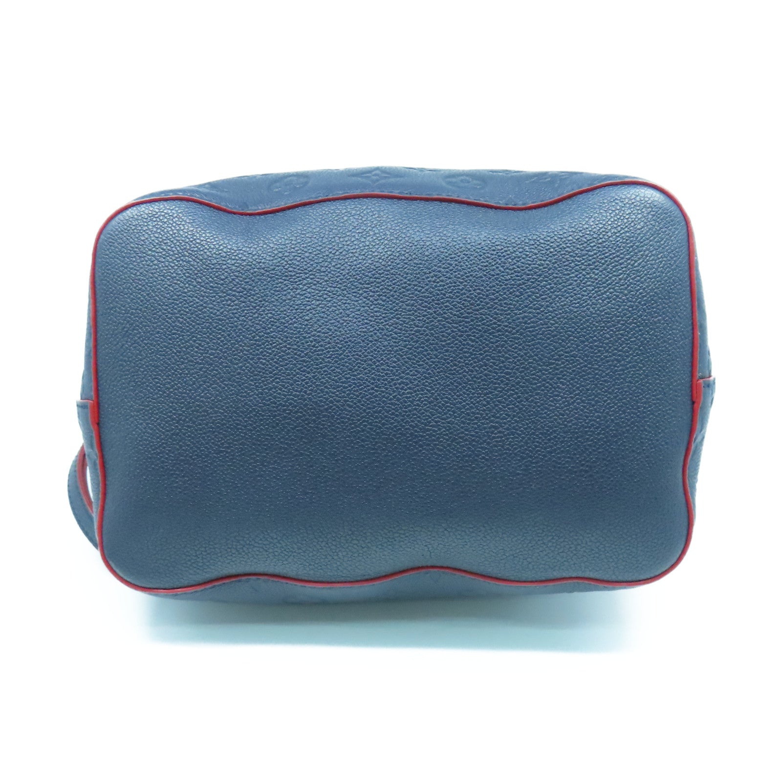 LOUIS VUITTON Monogram Empreinte Neo Noe MM金扣手挽肩背兩用袋藍色