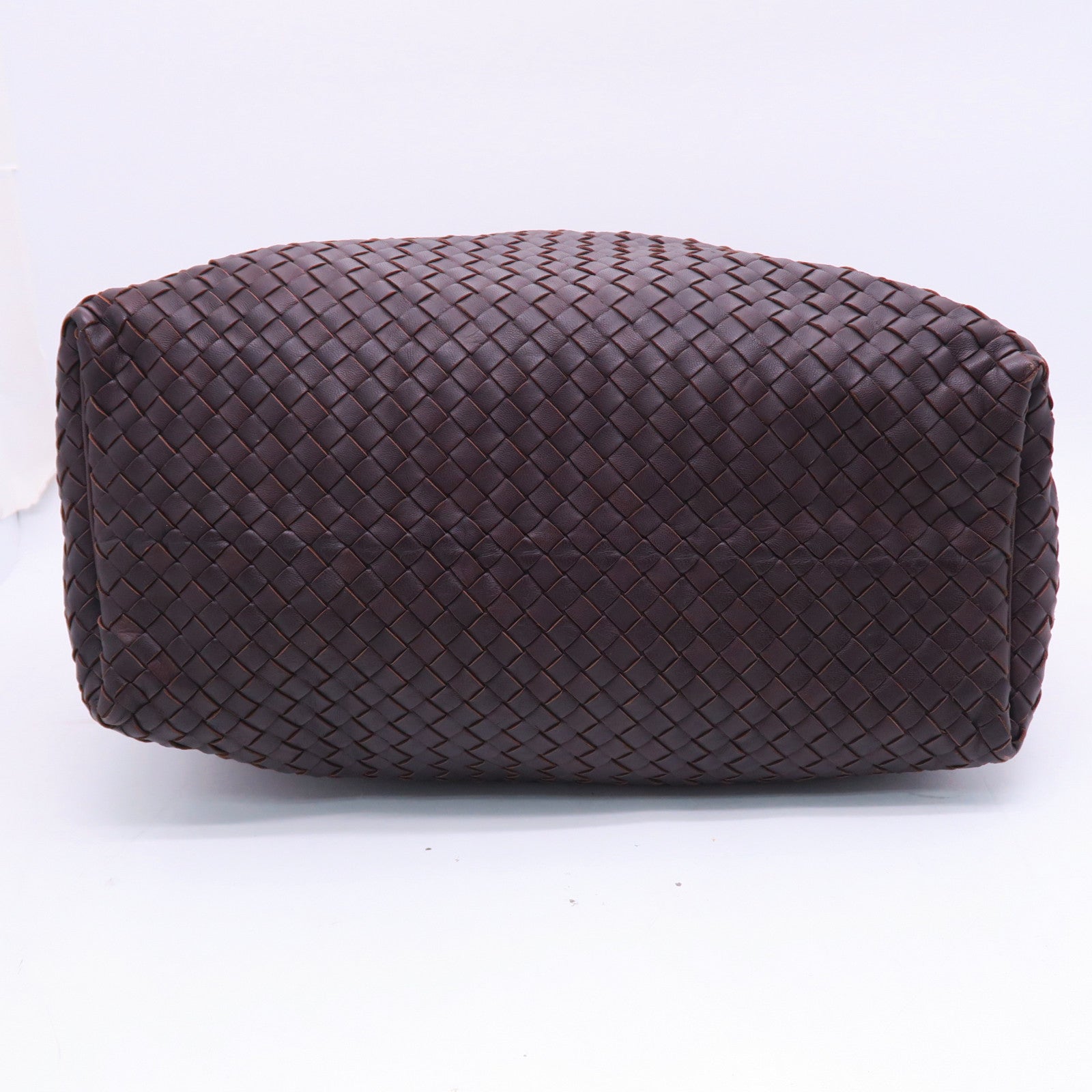 BOTTEGA VENETA 牛皮皮革Shoulder Bag金扣肩背袋棕色