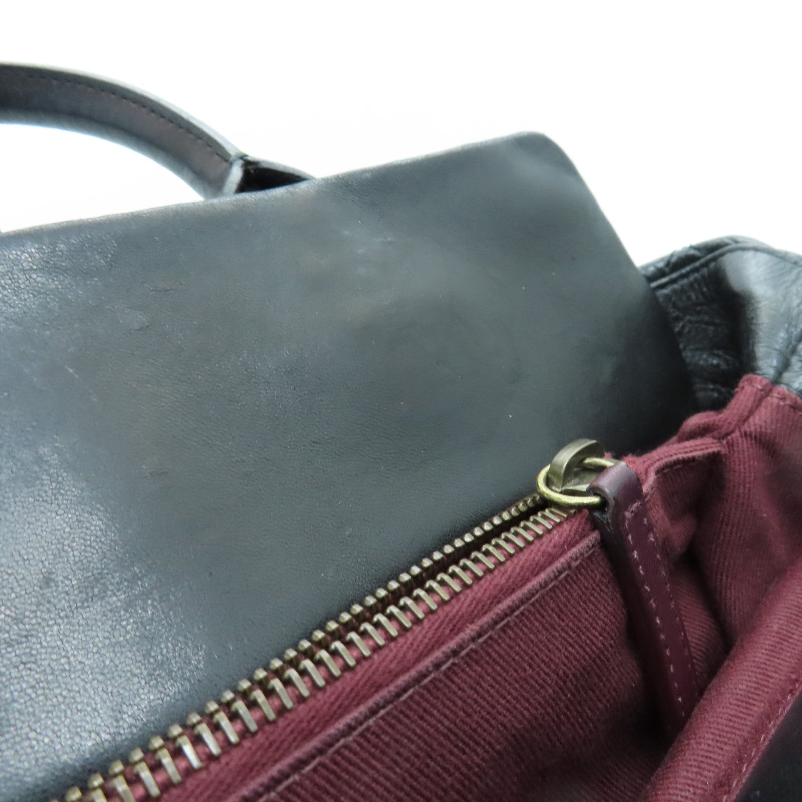 CHANEL 菱格牛皮皮革Shoulder Bag金扣手挽肩背两用袋黑色
