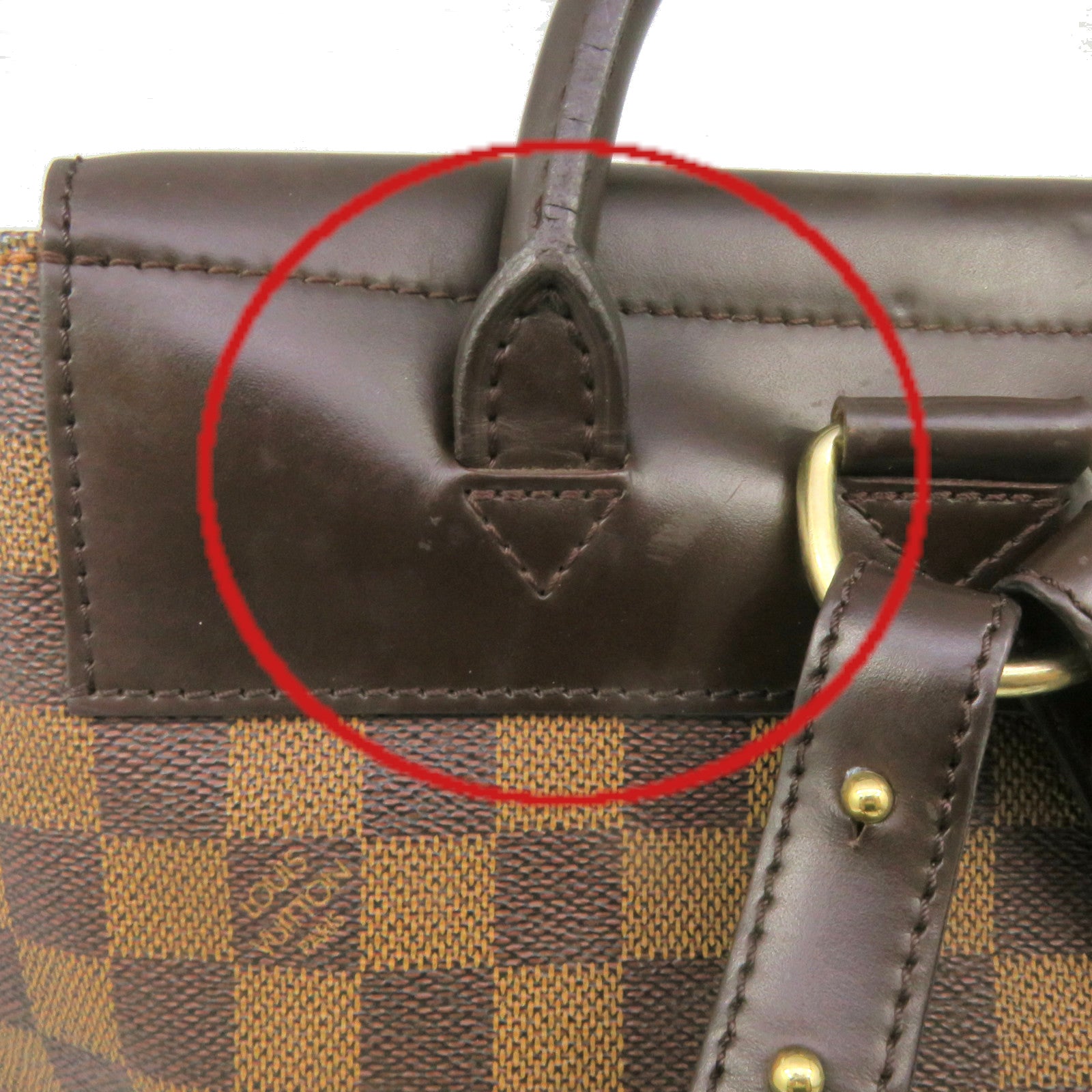 LOUIS VUITTON Damier Soho Backpack金扣背包啡色