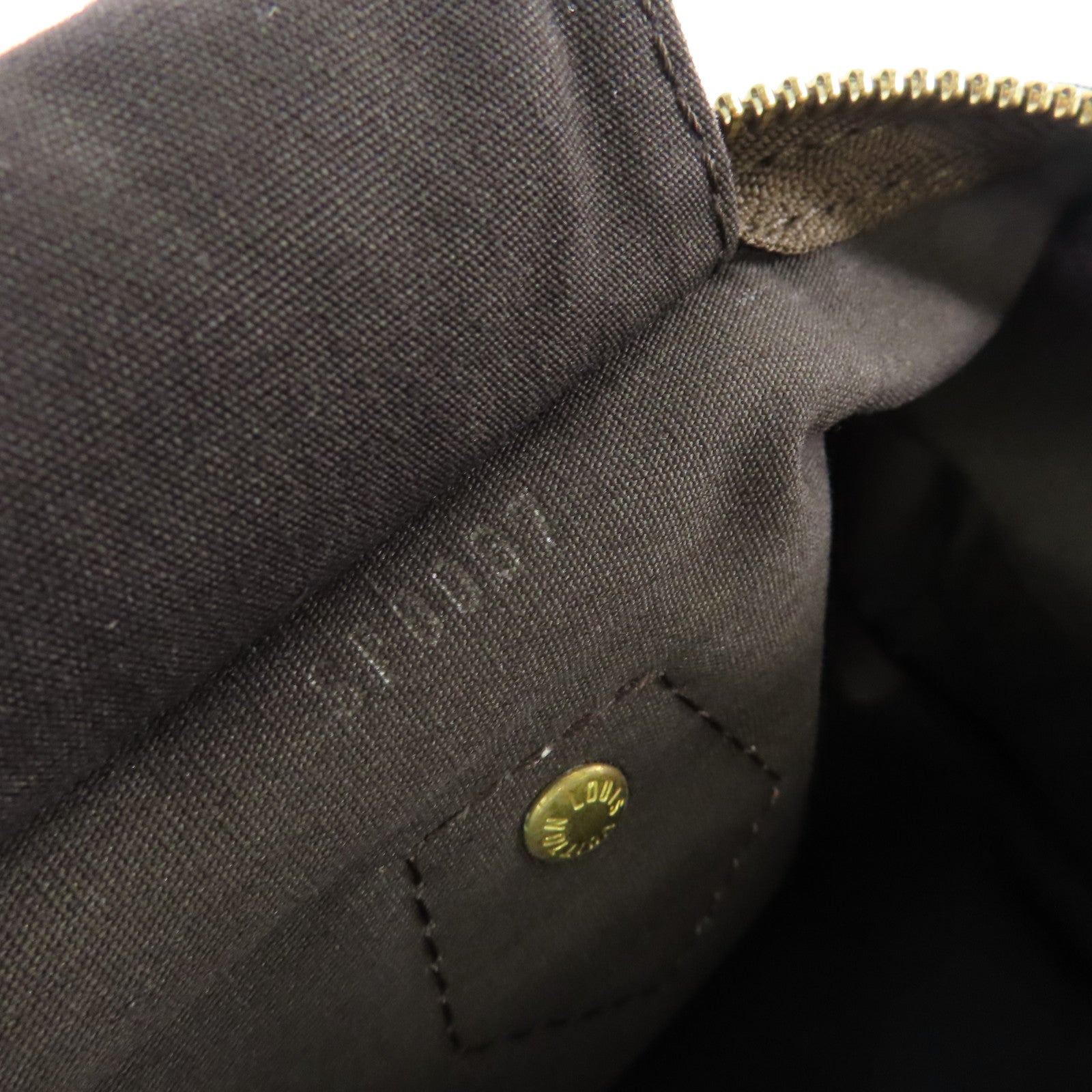 LOUIS VUITTON Monogram Mini Speedy 30 Handbag金扣手挽袋啡色